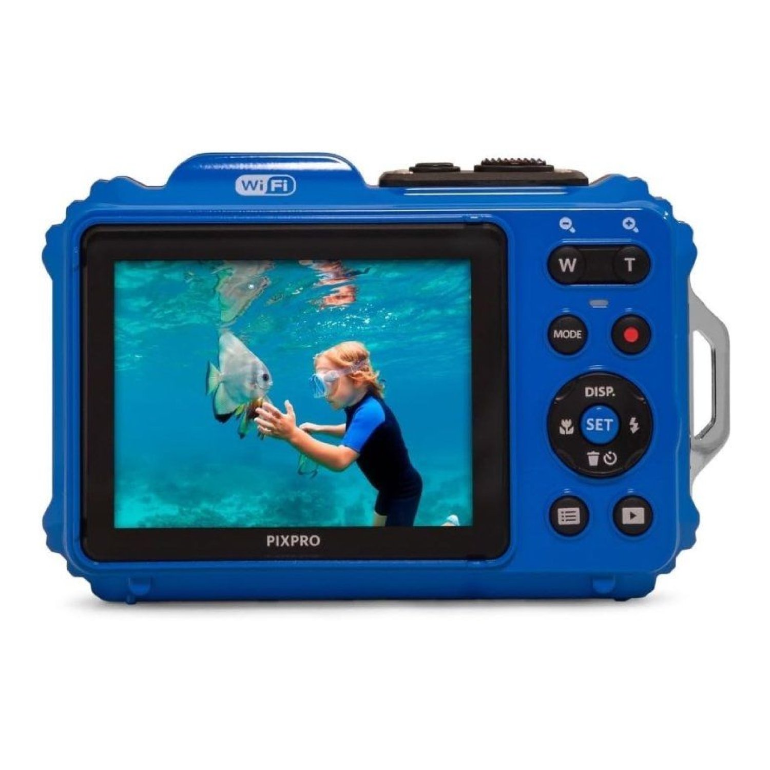 Pack Cámara Digital Kodak Pixpro WPZ2BL6 + 2 Baterías + 1 MicroSD/ 16MP/ Zoom Óptico 4x/ Azul