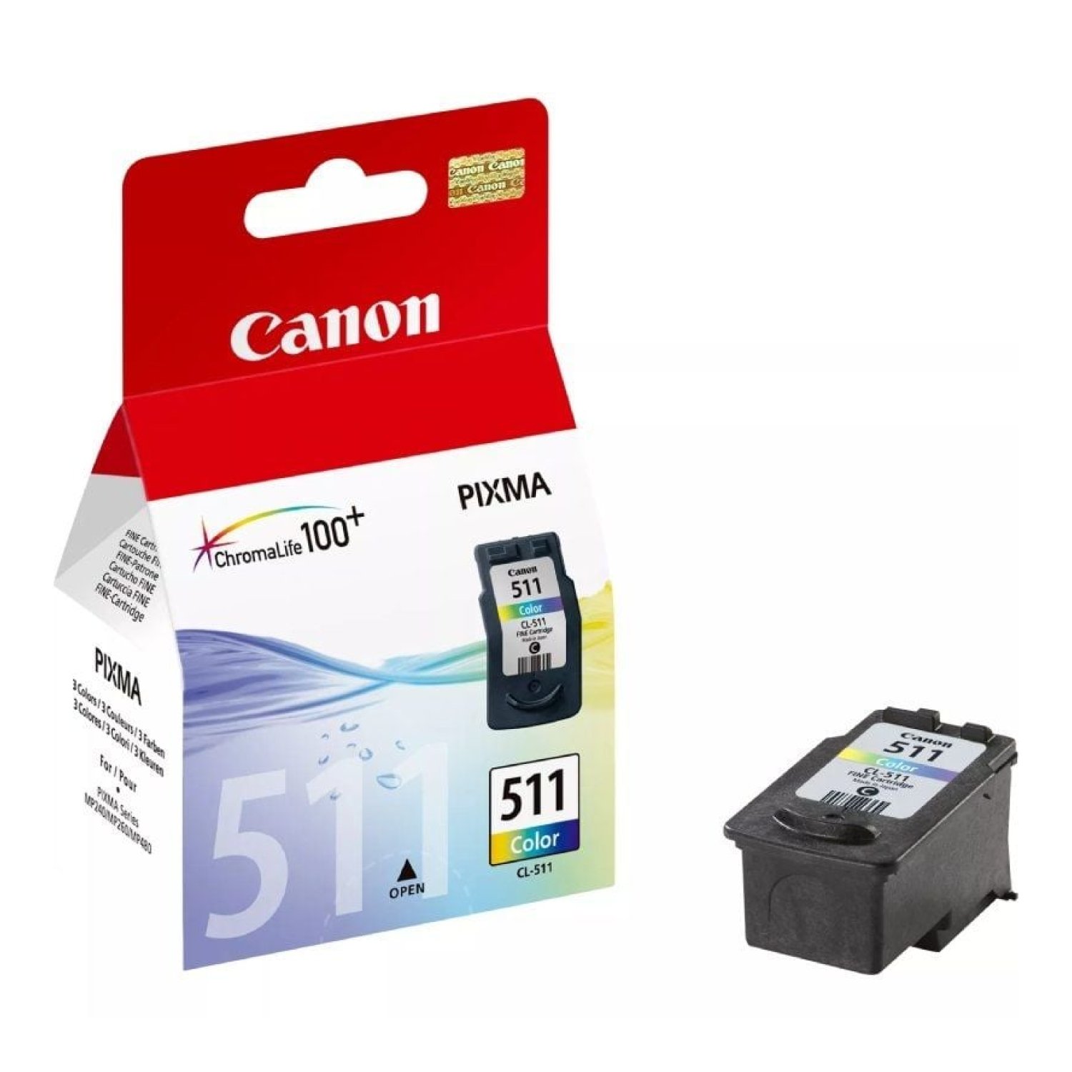 Canon CL-511 · Cartucho de Tinta Original · Tricolor