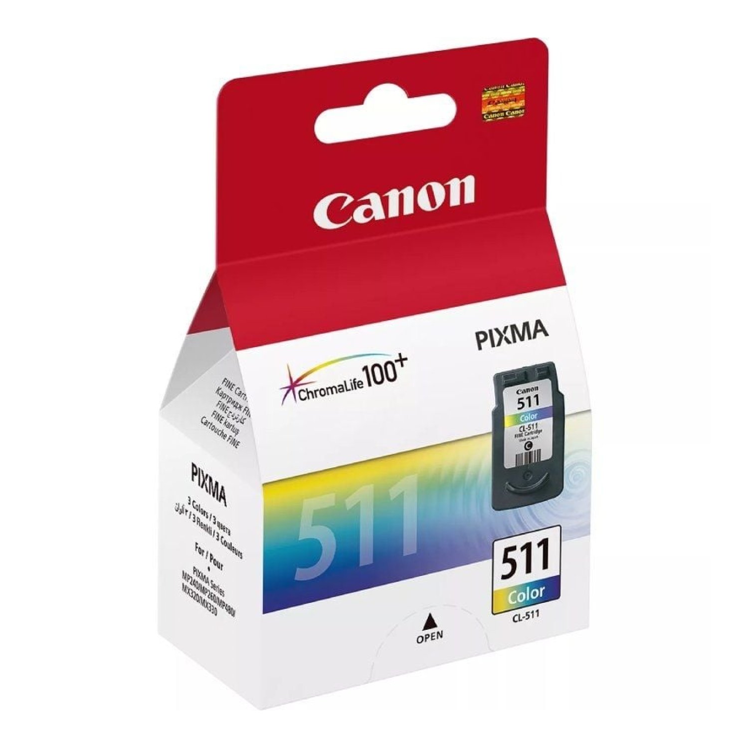 Canon CL-511 · Cartucho de Tinta Original · Tricolor