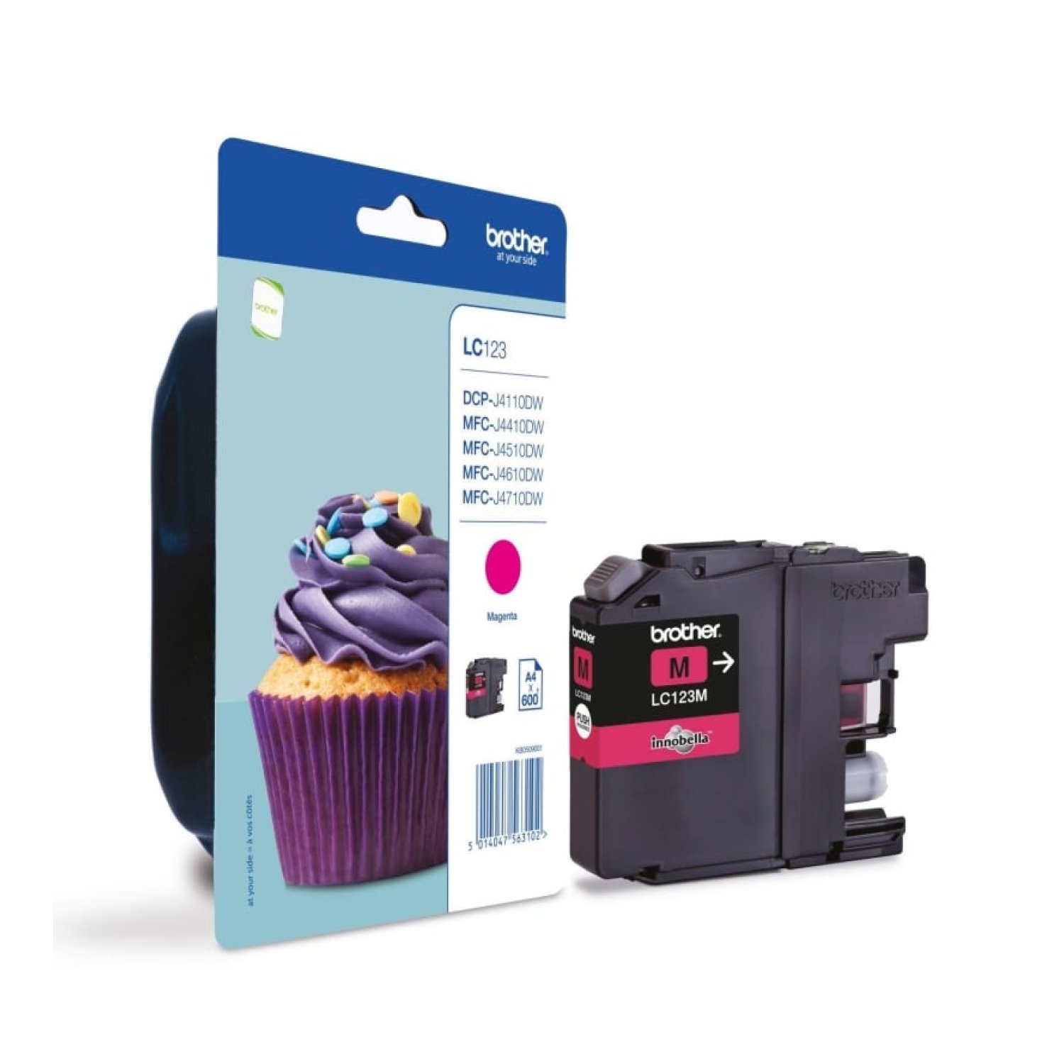 Brother LC-123M · Cartucho de Tinta Original · Magenta