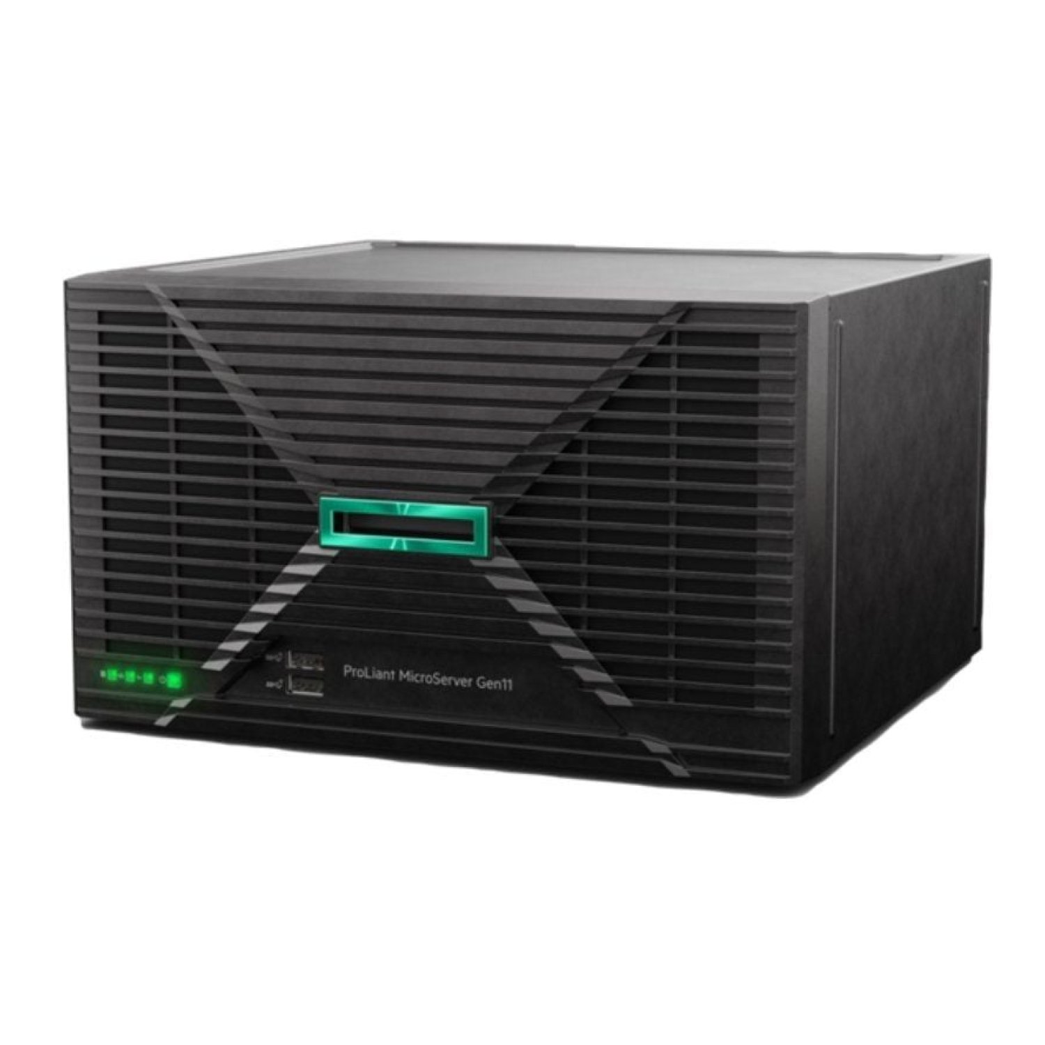 HPE ProLiant MicroServer Gen11 · Intel Xeon 6325P · 32GB RAM · 2x4TB SATA