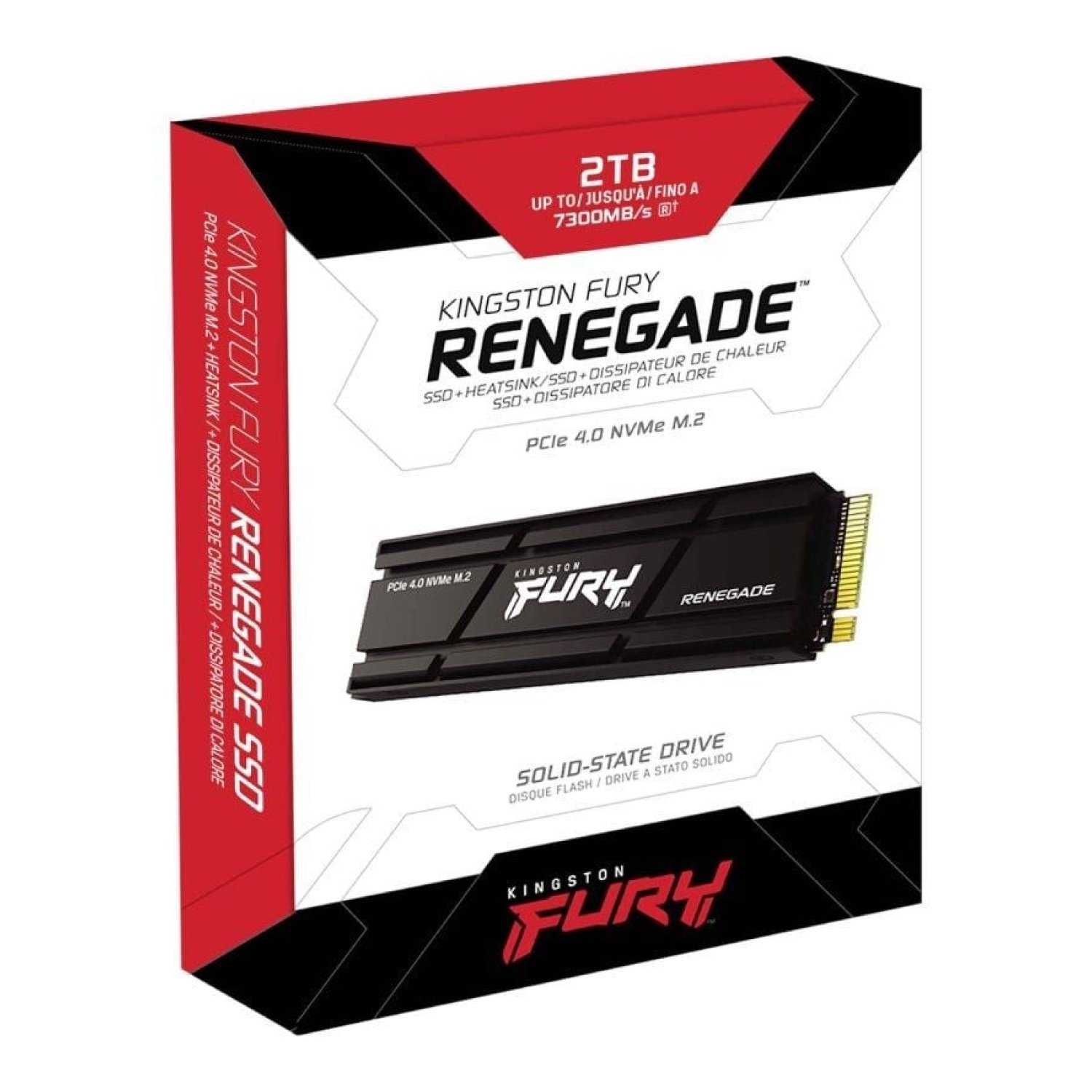 Kingston FURY Renegade · 2TB · M.2 2280 · PCIe Gen4 · Con Disipador Térmico