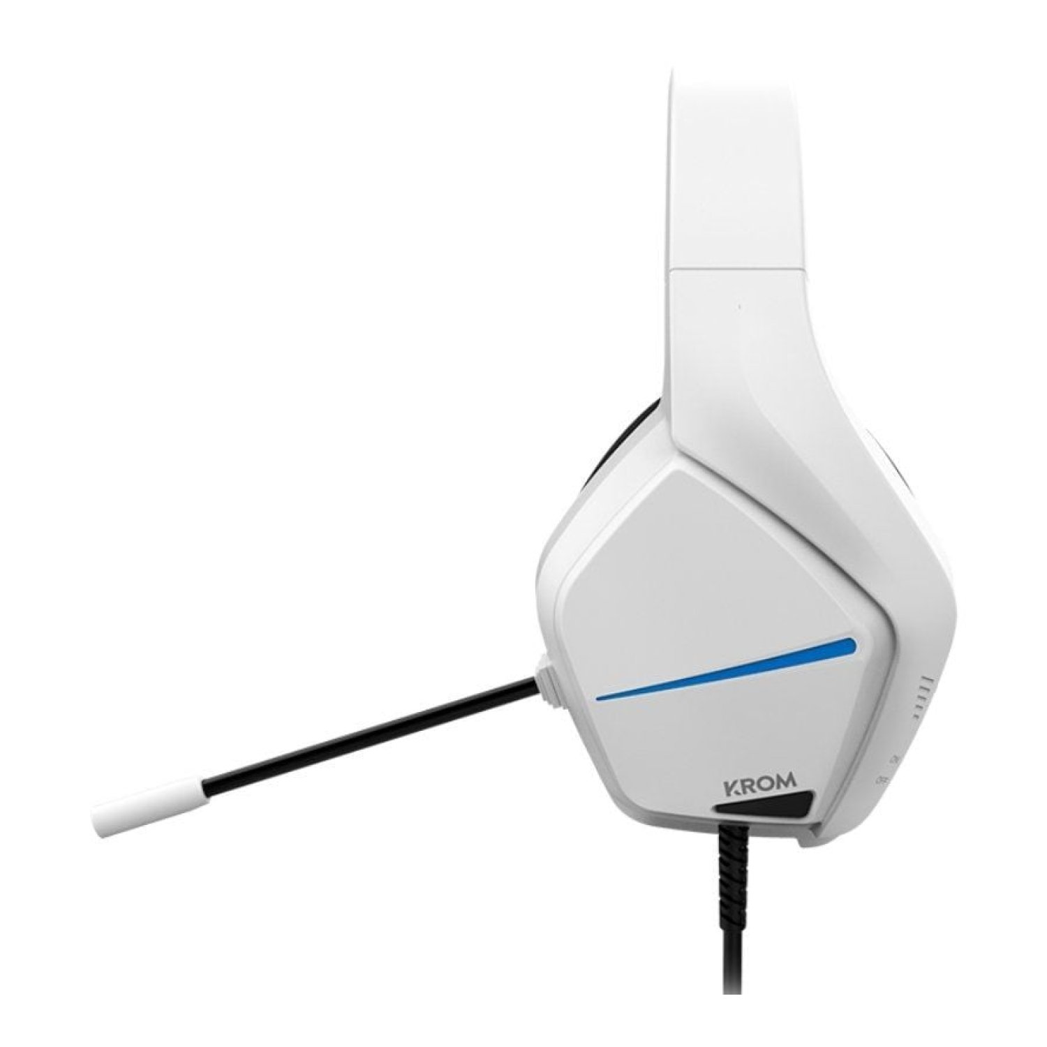 Krom Kopa Move · Auriculares Gaming · Jack 3.5 · Micrófono Integrado · Blancos