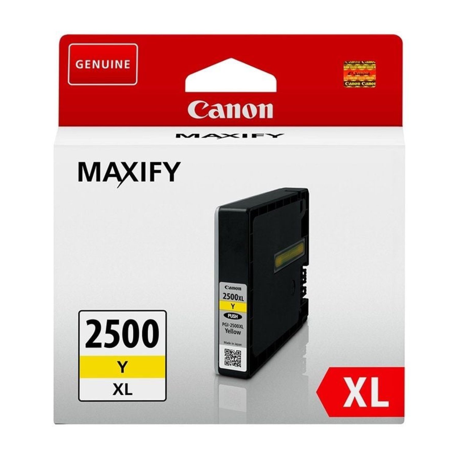 Canon PGI-2500XL · Cartucho de Tinta · Alta Capacidad · Amarillo