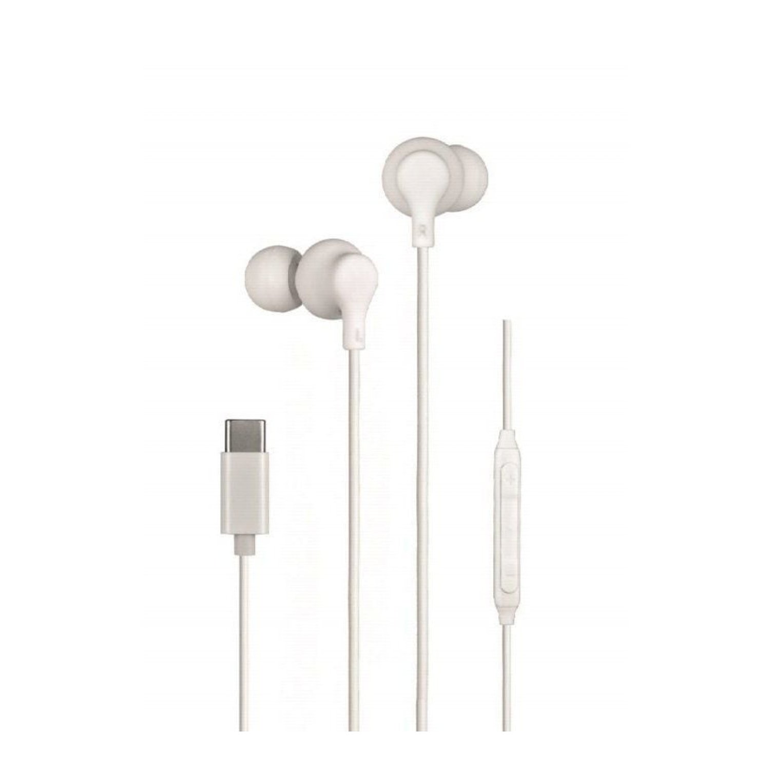Daewoo DW2016 · Auriculares Intrauditivos · Micrófono · USB Tipo-C · Blancos