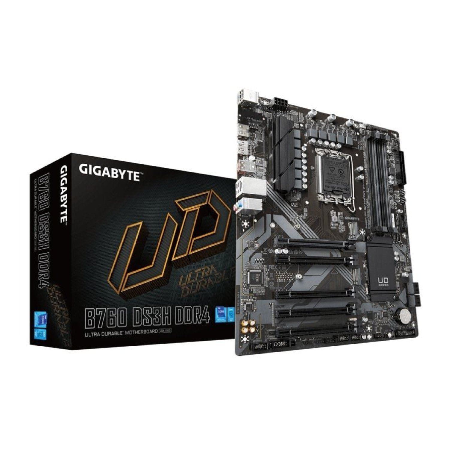 Gigabyte B760 DS3H · Socket 1700 · DDR4 · PCIe 4.0