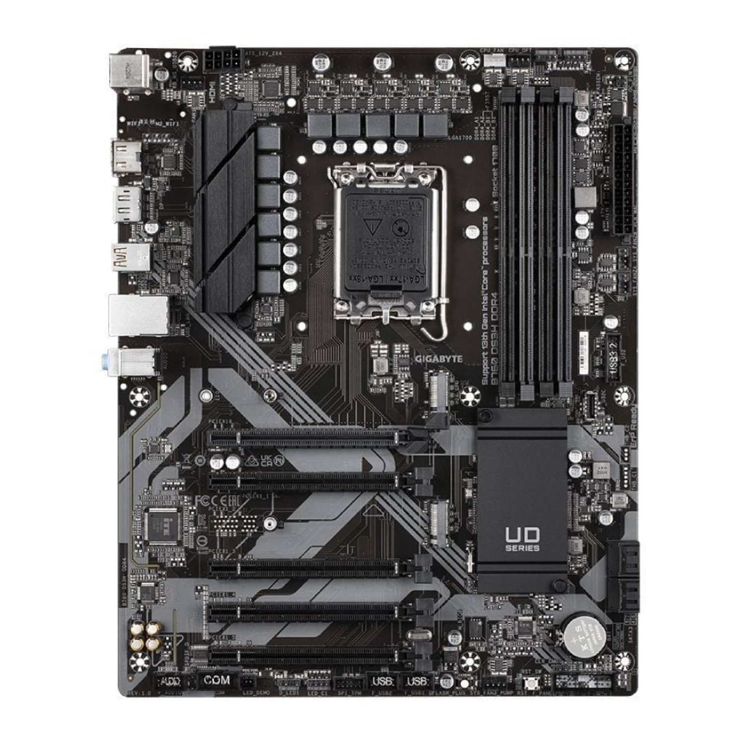 Gigabyte B760 DS3H · Socket 1700 · DDR4 · PCIe 4.0