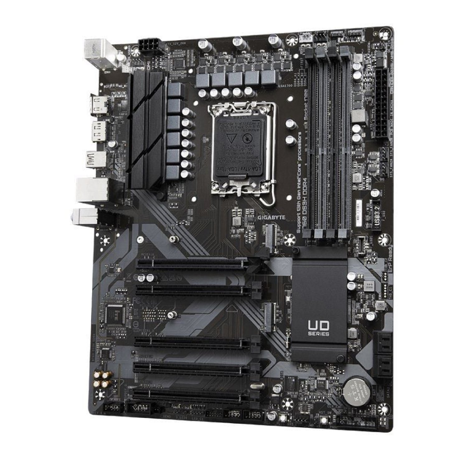 Gigabyte B760 DS3H · Socket 1700 · DDR4 · PCIe 4.0