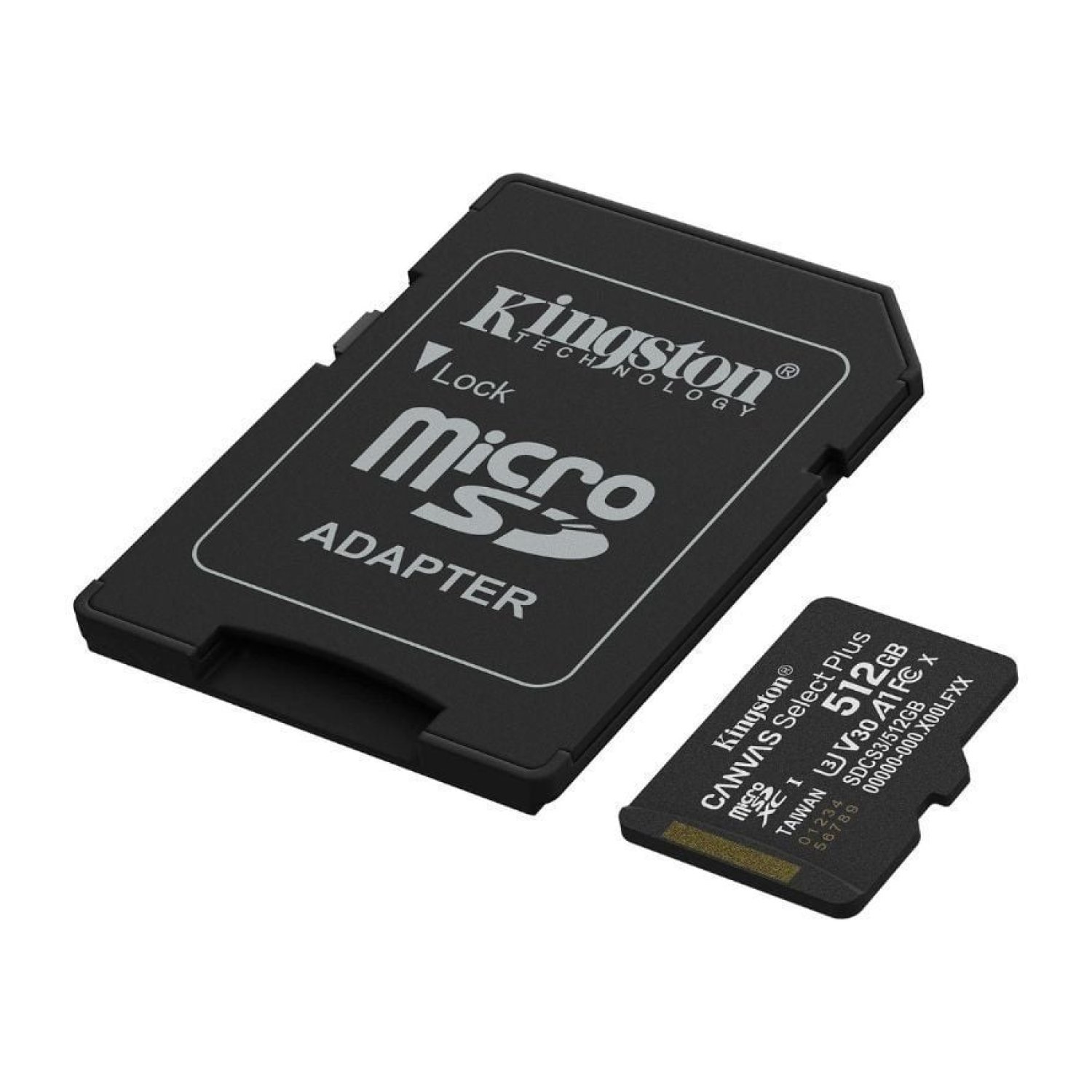 Kingston Canvas Select Plus · microSD XC 512GB · Clase 10 · 150MB/s · Con Adaptador