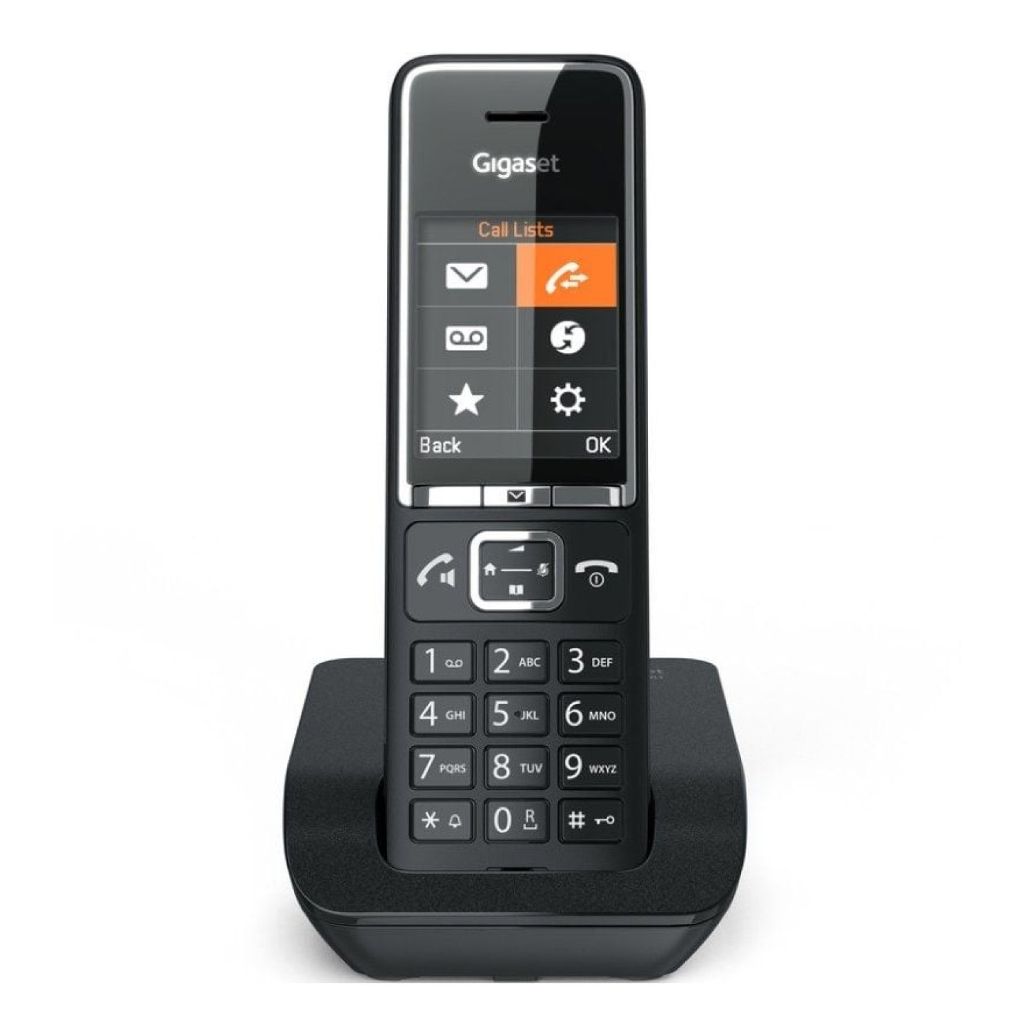 Gigaset Comfort 550 · Teléfono Inalámbrico · Negro