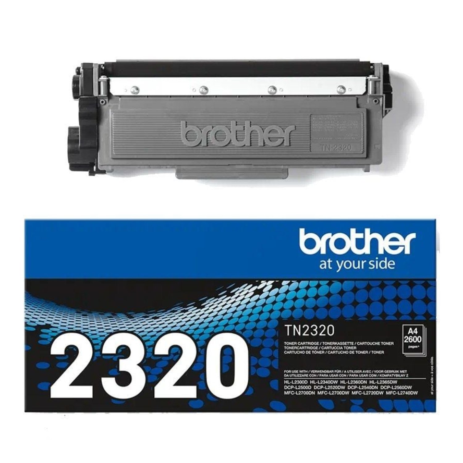 Brother TN-2320 · Tóner Original · Negro