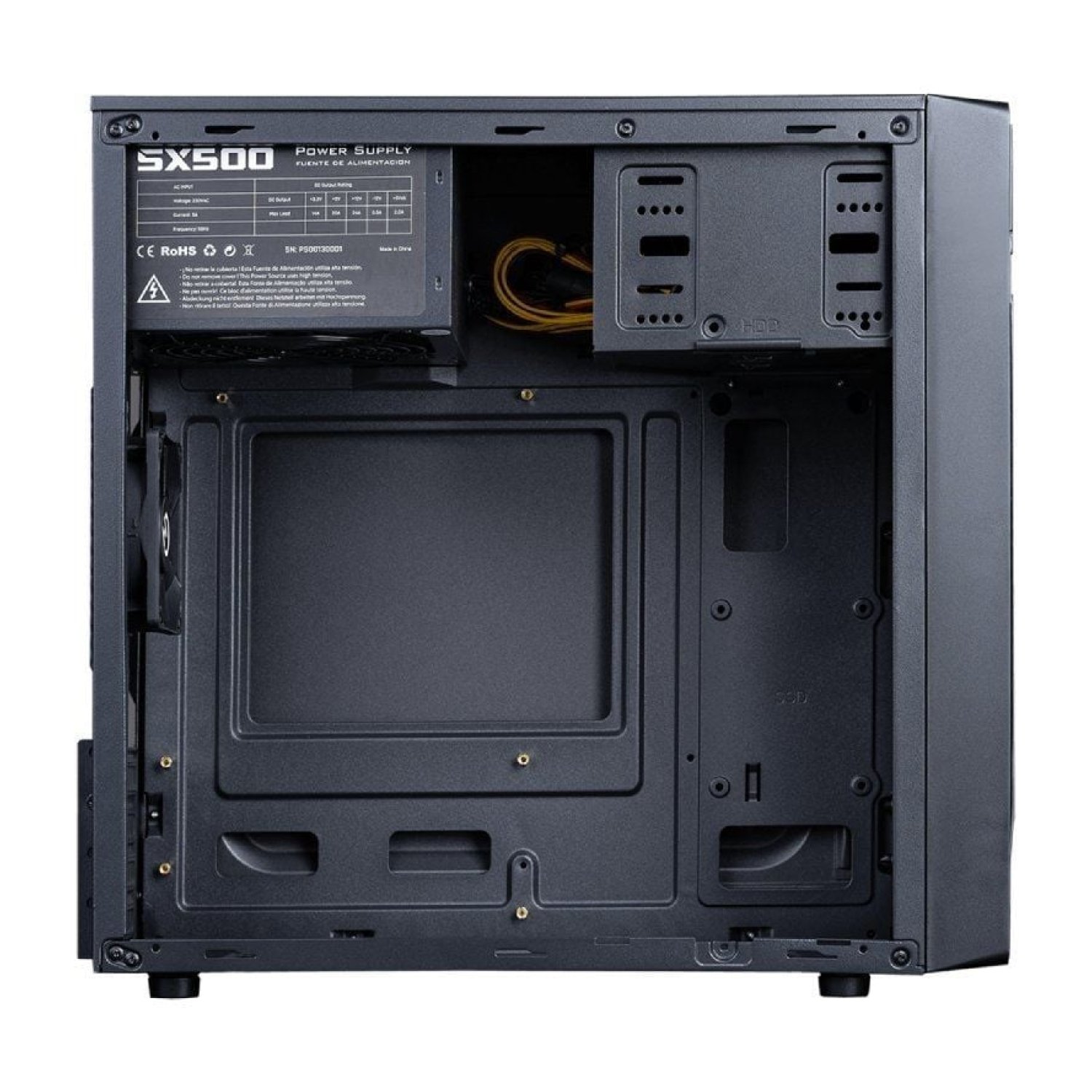 Hiditec Q2PRO · Caja Minitorre · Fuente 500W Incluida