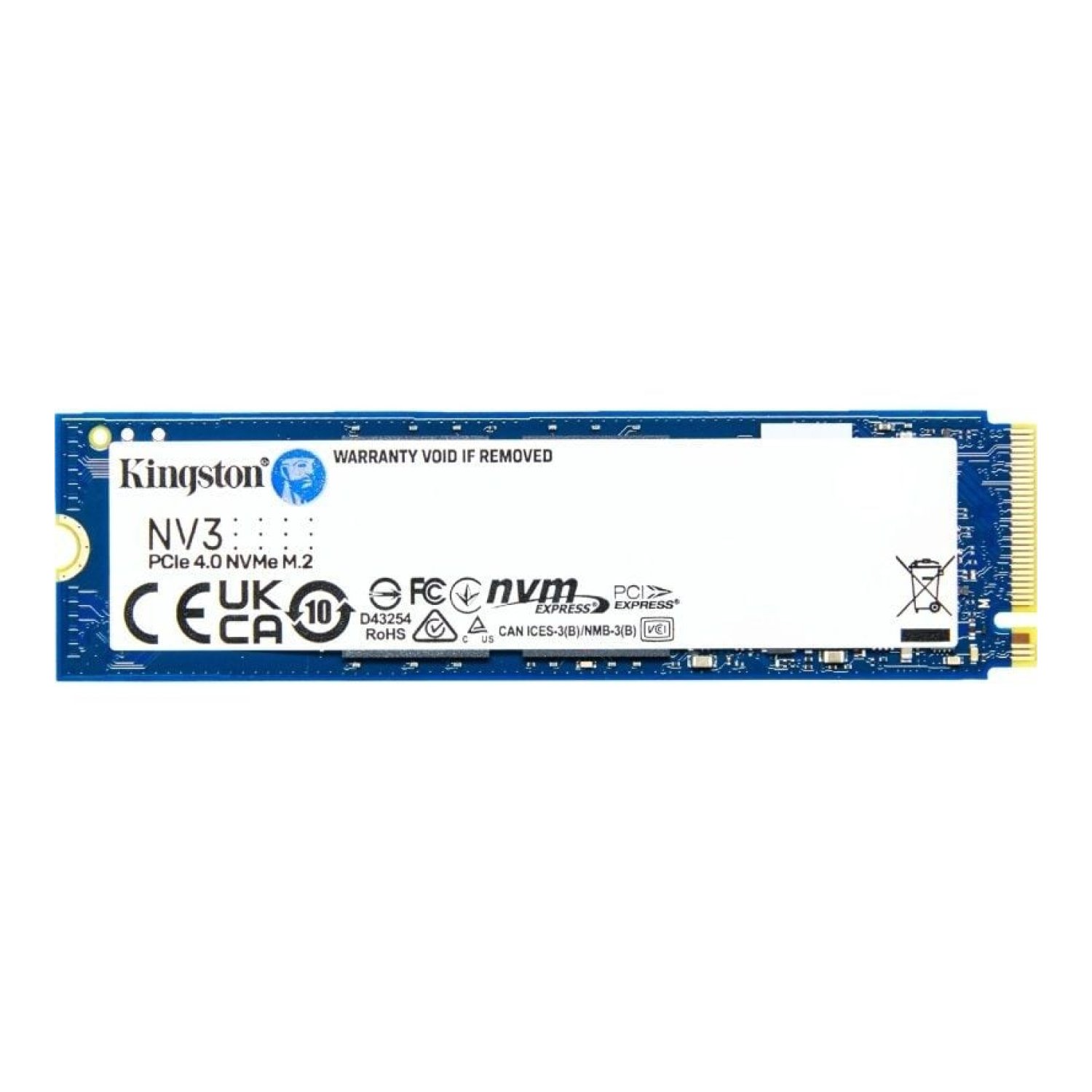 Kingston NV3 · SSD 1TB · M.2 2280 · PCIe Gen4 · Full Capacity