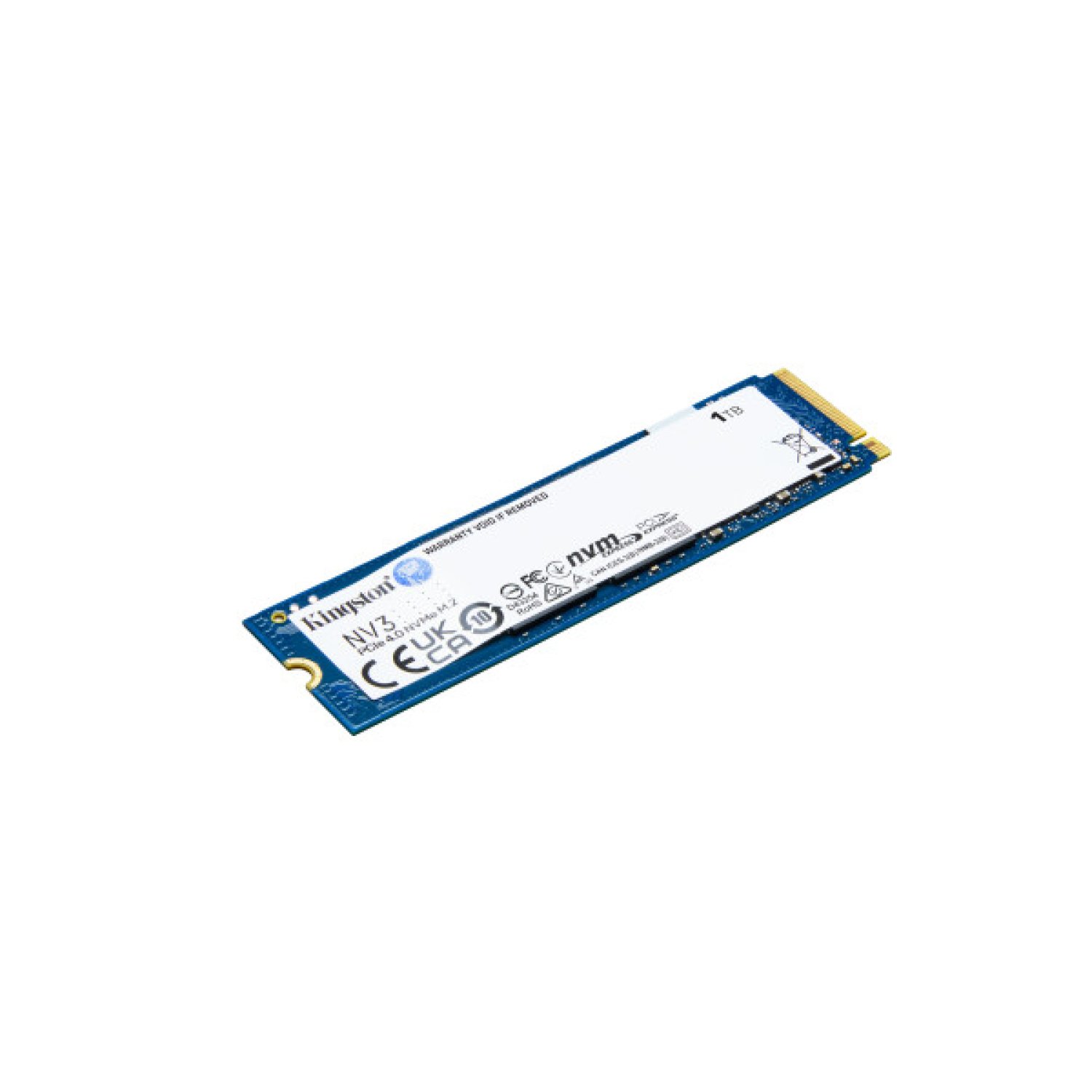 Kingston NV3 · SSD 1TB · M.2 2280 · PCIe Gen4 · Full Capacity