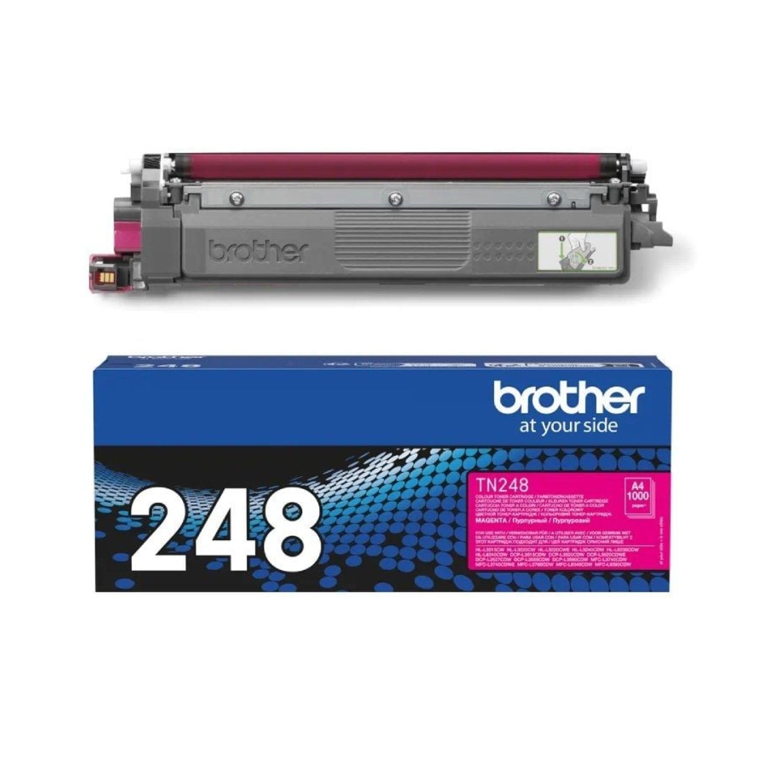 Brother TN248M · Tóner Original · Magenta