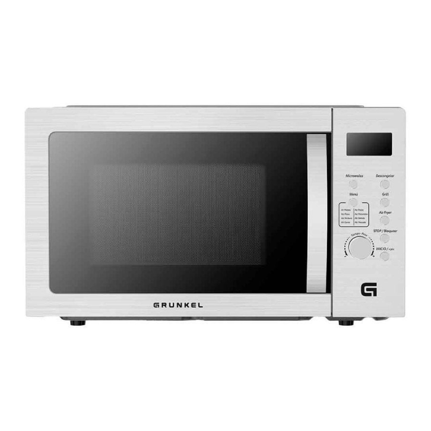 Grunkel Microondas Airfryer · 28L · 900W · Grill · Plateado