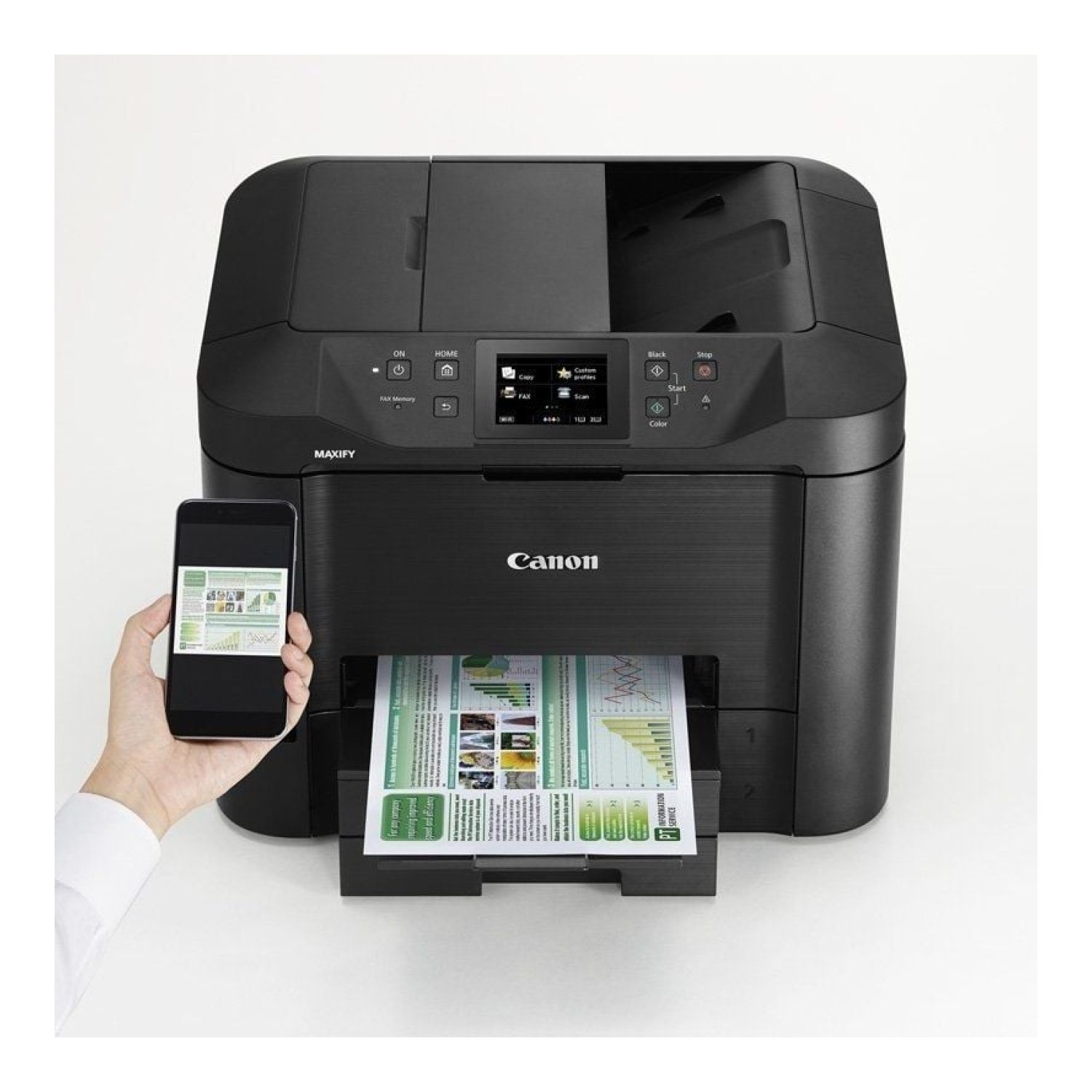 Canon MAXIFY MB5450 · Multifunción · WiFi · Fax · Dúplex · Negra