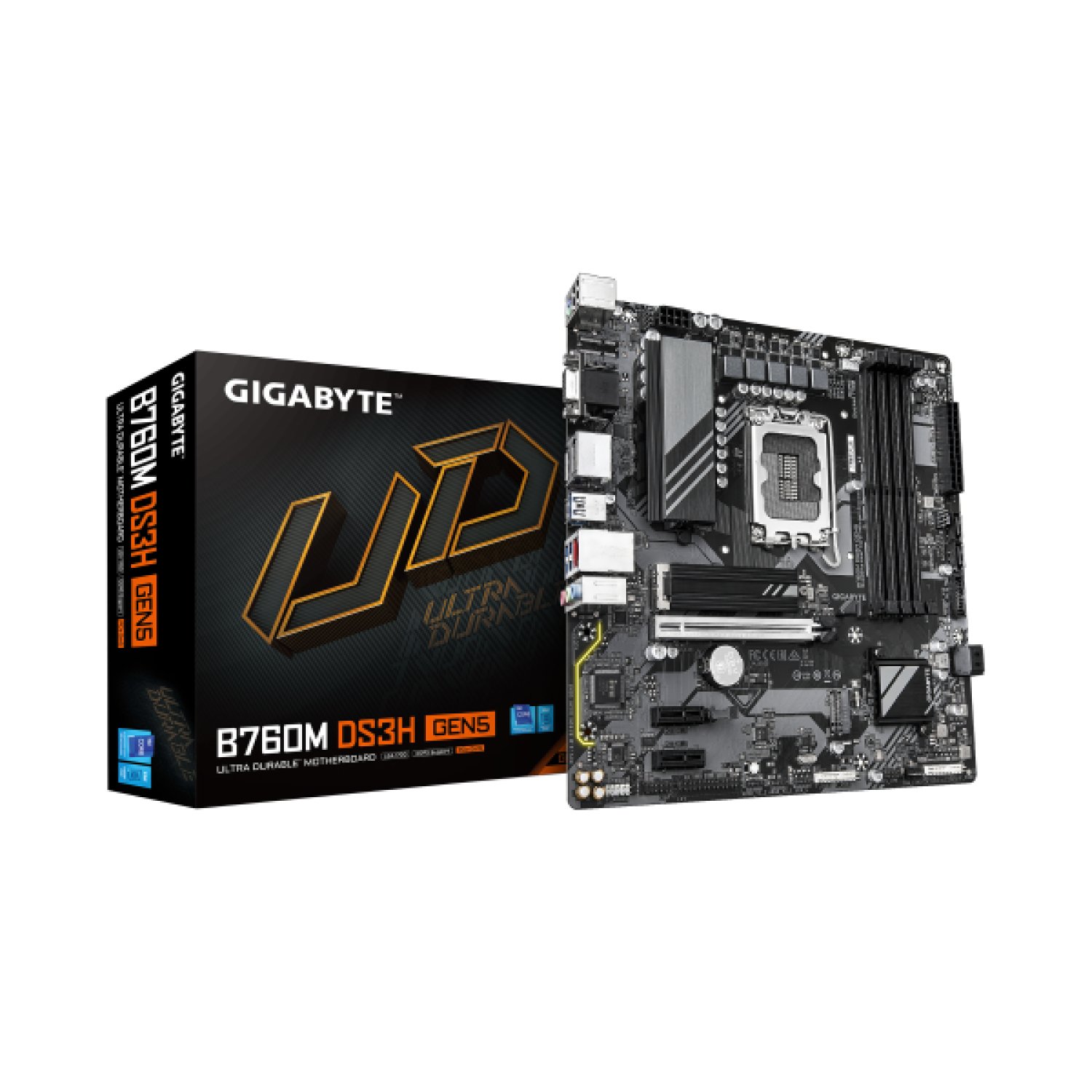 Gigabyte B760M DS3H Gen5 · Socket 1700 · DDR5 · PCIe 5.0 · Micro ATX