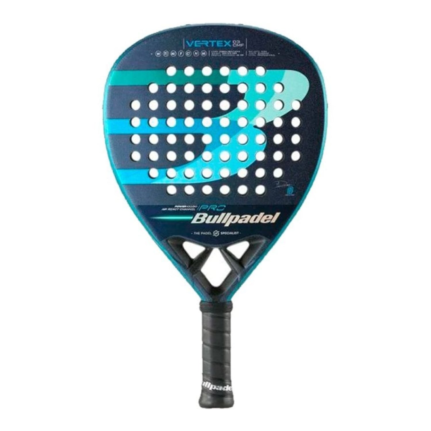 Bullpadel Vertex 03 Comfort Pro · Pala de Pádel · 22 mm · Azul