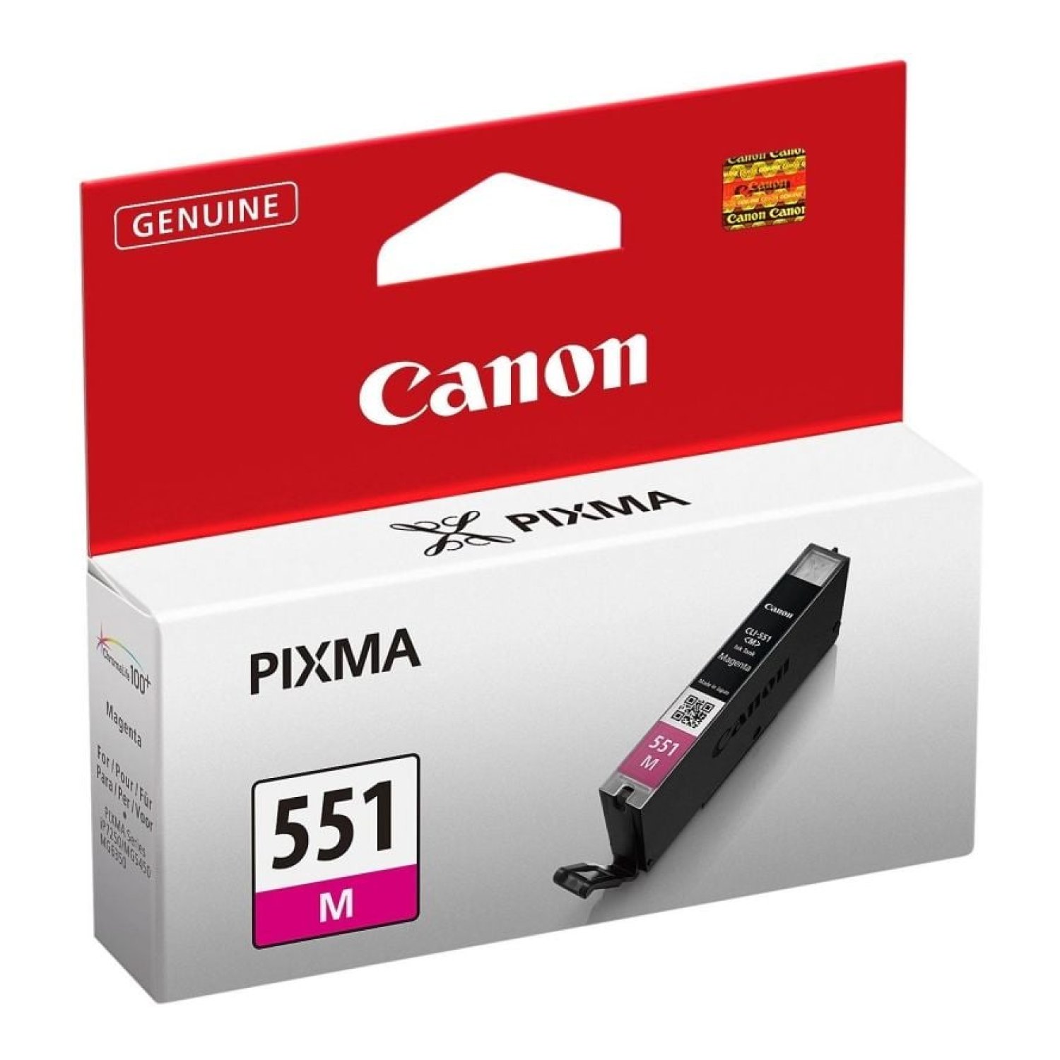 Canon CLI-551M · Cartucho de Tinta Original · Magenta