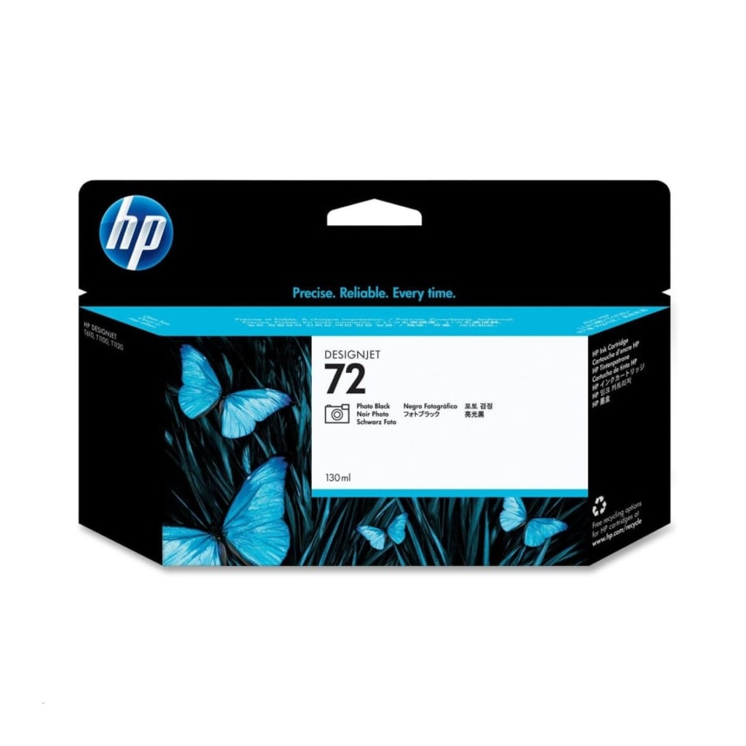 HP Cartucho Tinta Nº72 · Negro Fotográfico Original