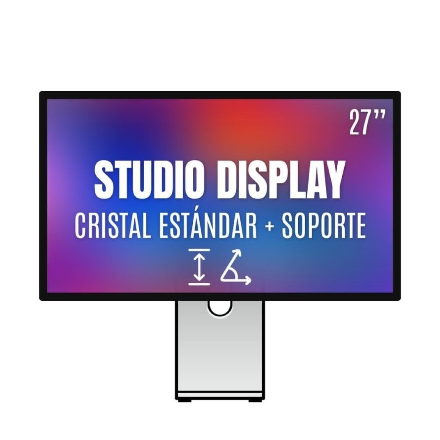 Apple Studio Display · 27" · Cristal Estándar · Soporte Inclinable