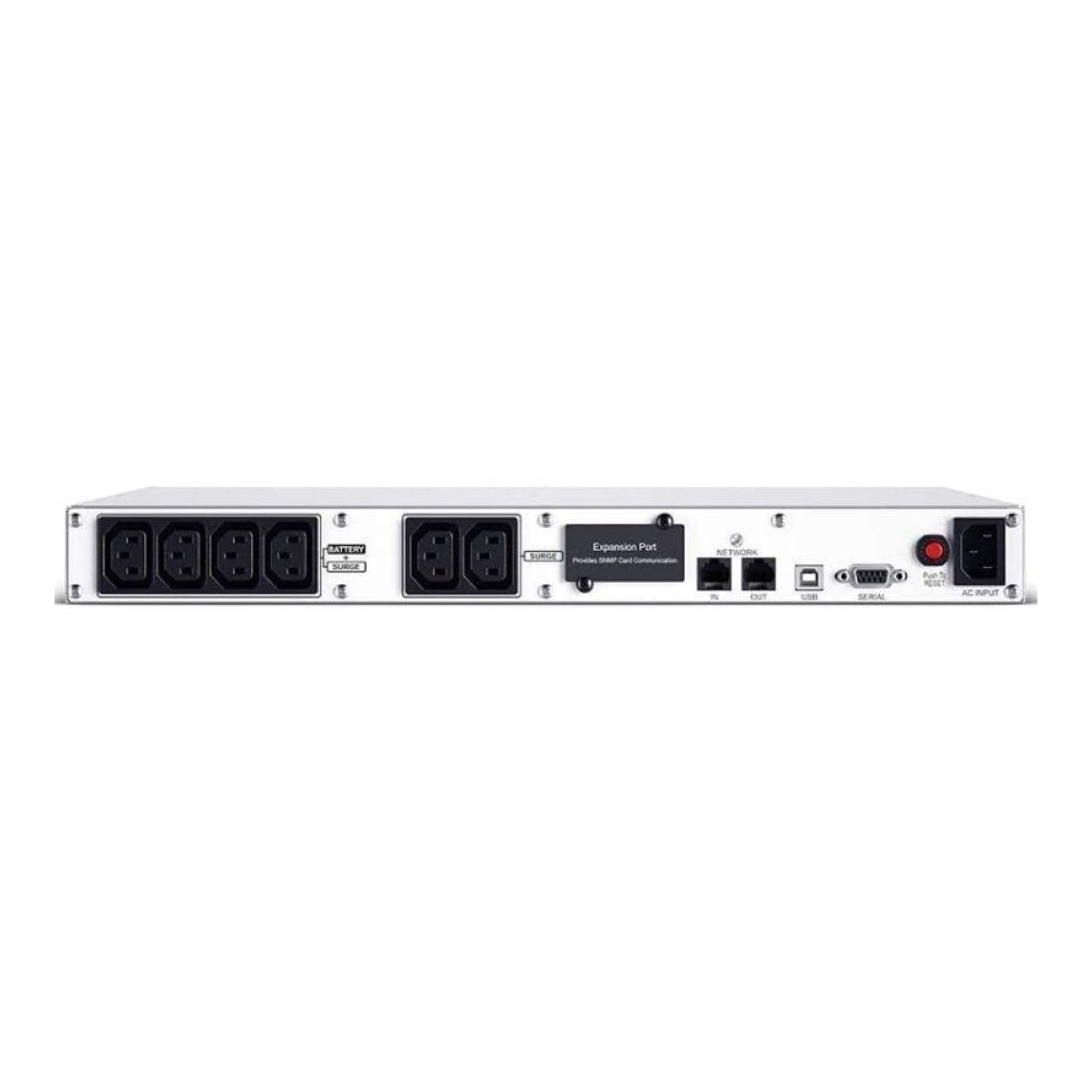 CyberPower OR1000ERM1U · SAI Línea Interactiva · 1000VA-600W · 6 Salidas · Rack 1U