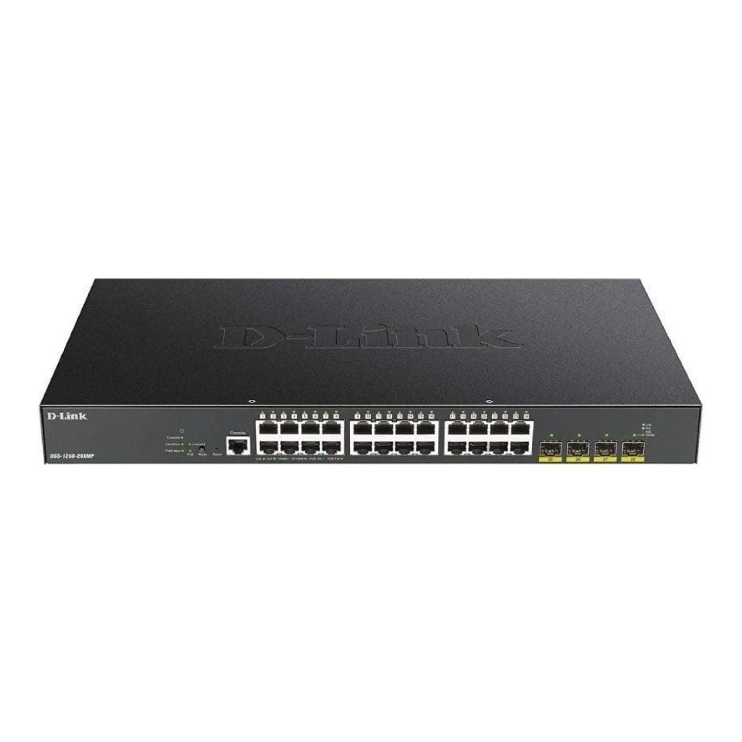 D-Link Smart DGS-1250-28XMP · 28 Puertos Gigabit · PoE · 4 SFP