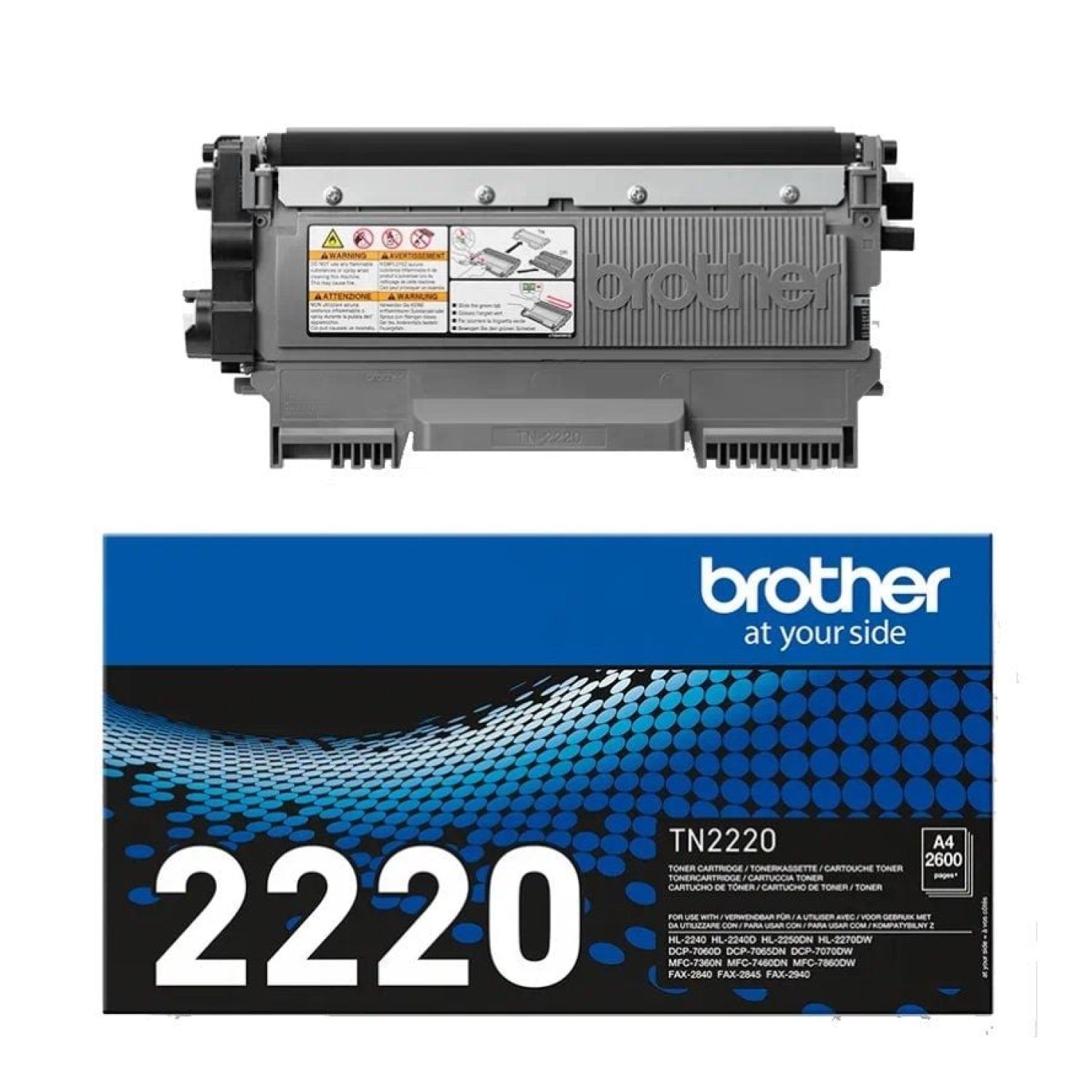 Brother TN-2220 · Tóner Original · Negro