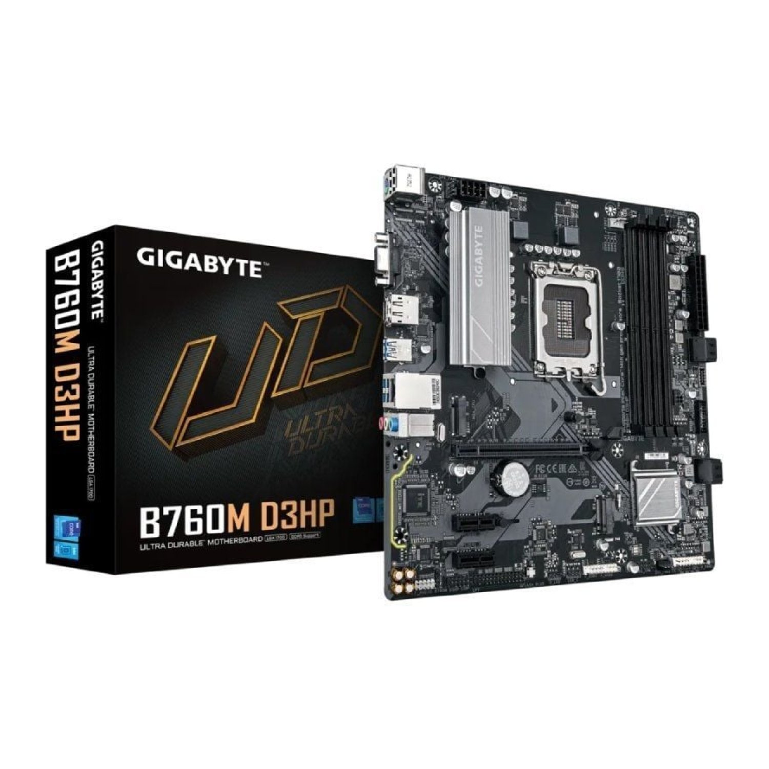Gigabyte B760M D3HP · Socket 1700 · Micro ATX · DDR5 · PCIe 4.0