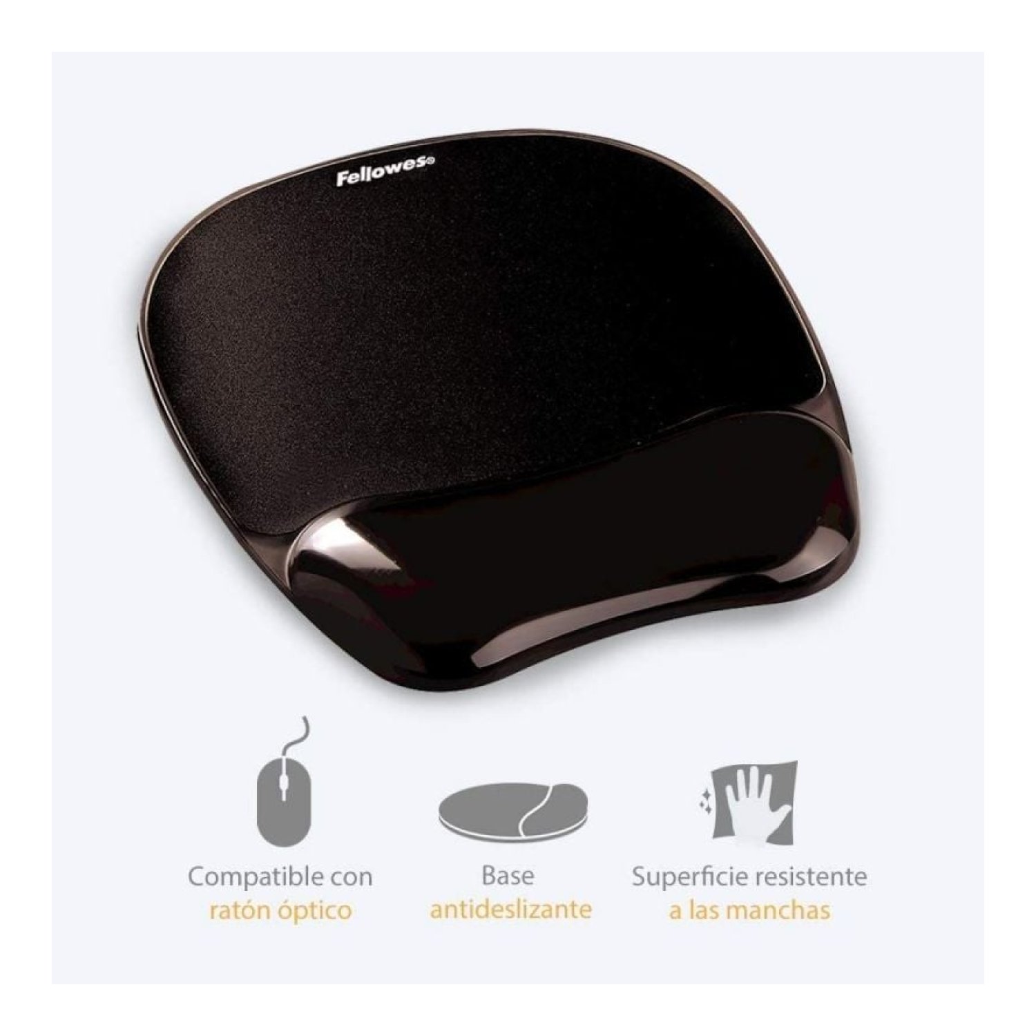 Fellowes Alfombrilla Ergonómica · 25 x 20 x 235mm · Soporte Muñeca
