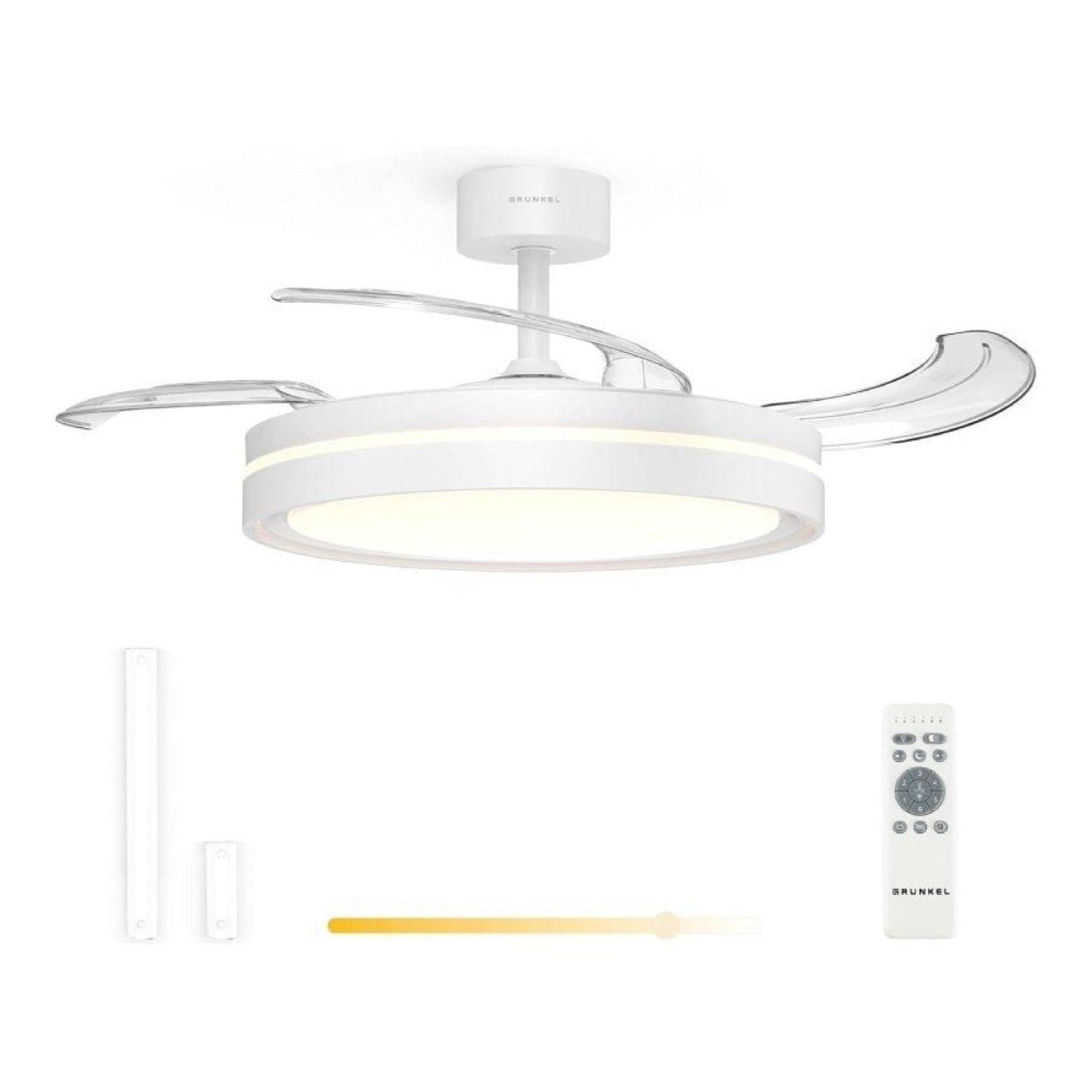 Grunkel Skywhite 42 · Ventilador de Techo · 106cm · 30W · 3 Aspas · 6 Velocidades