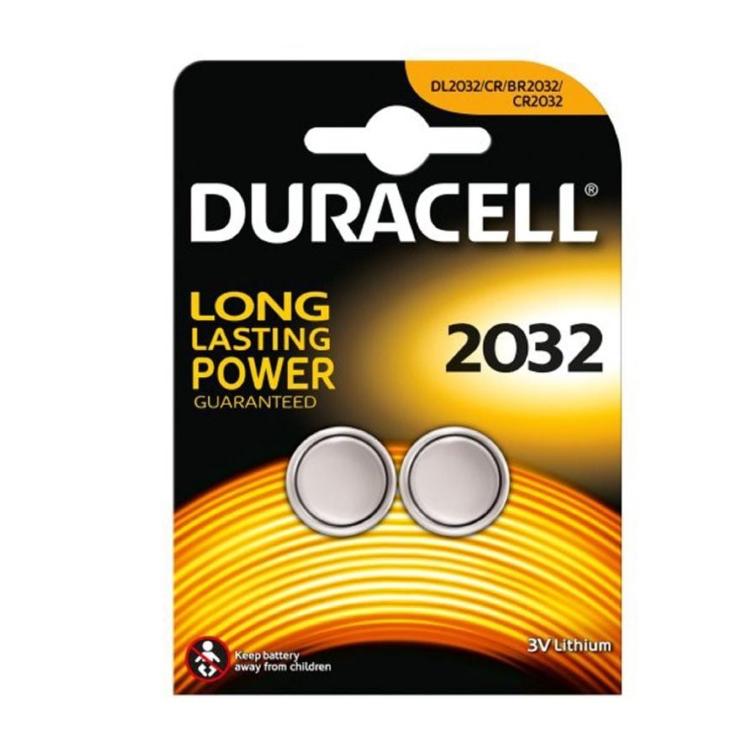 Duracell · Pilas de Botón DL2032 · Pack 2 Unidades · 3V