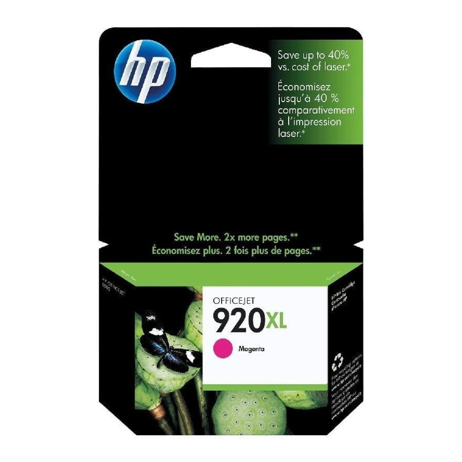 HP nº920 XL · Cartucho Tinta Original · Alta Capacidad · Magenta