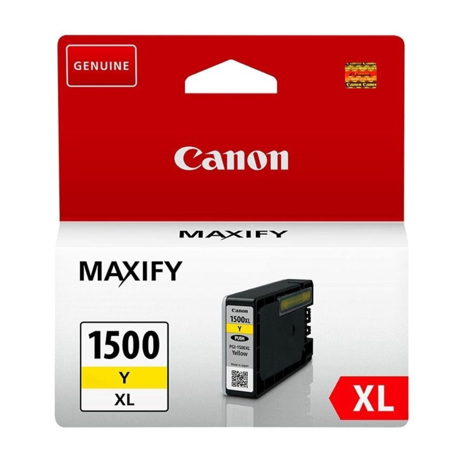 Cartucho de Tinta Original Canon PGI-1500XL Alta Capacidad/ Amarillo