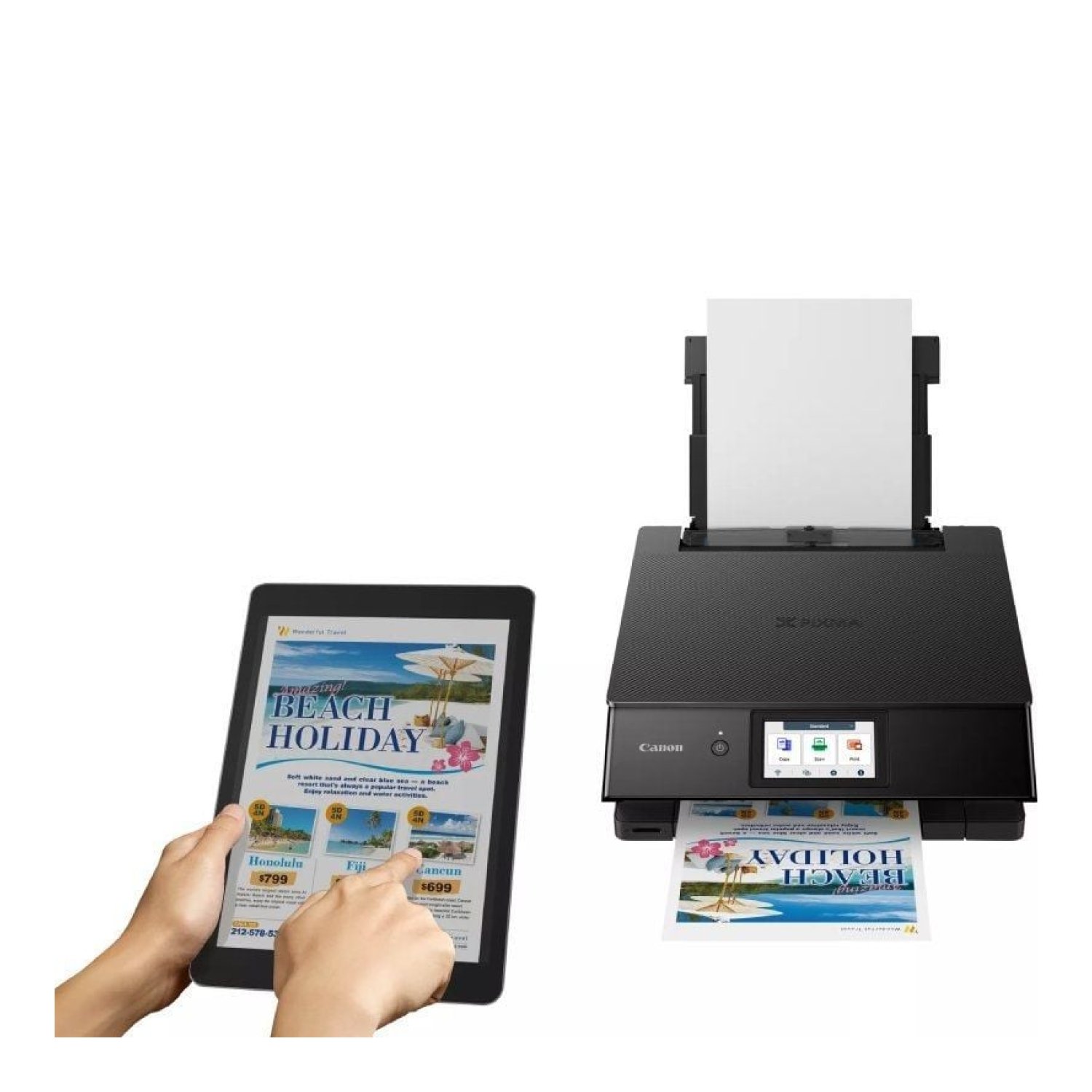 Canon PIXMA TS8750 · Multifunción Fotográfica · WiFi · Dúplex · Negra