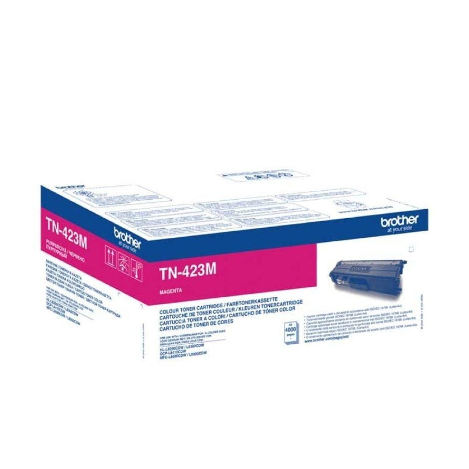 Tóner Original Brother TN-423M Alta Capacidad/ Magenta