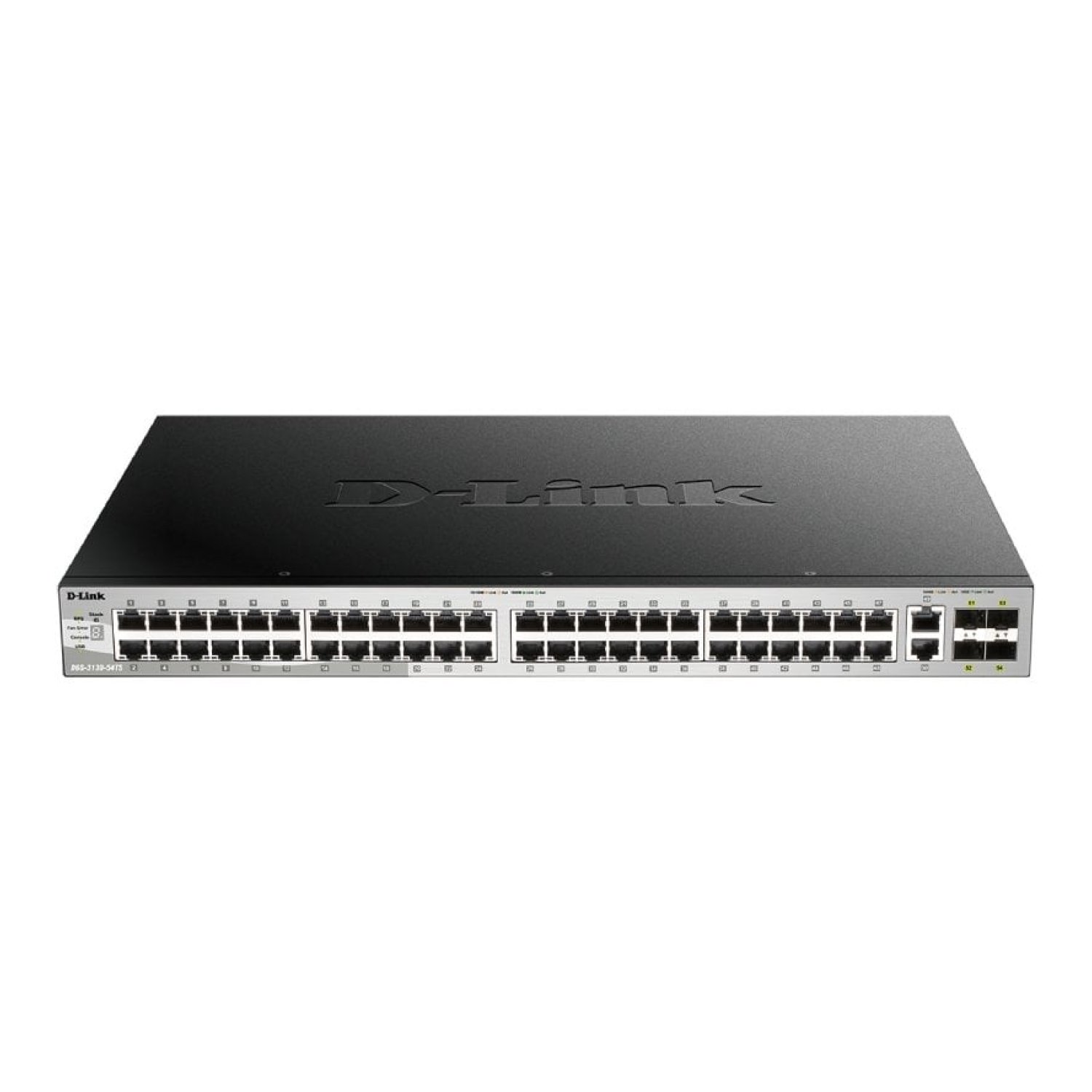 D-Link DGS-3130-54TS · Switch Gestionable 54 Puertos · 10Gbps RJ-45 · SFP · PoE