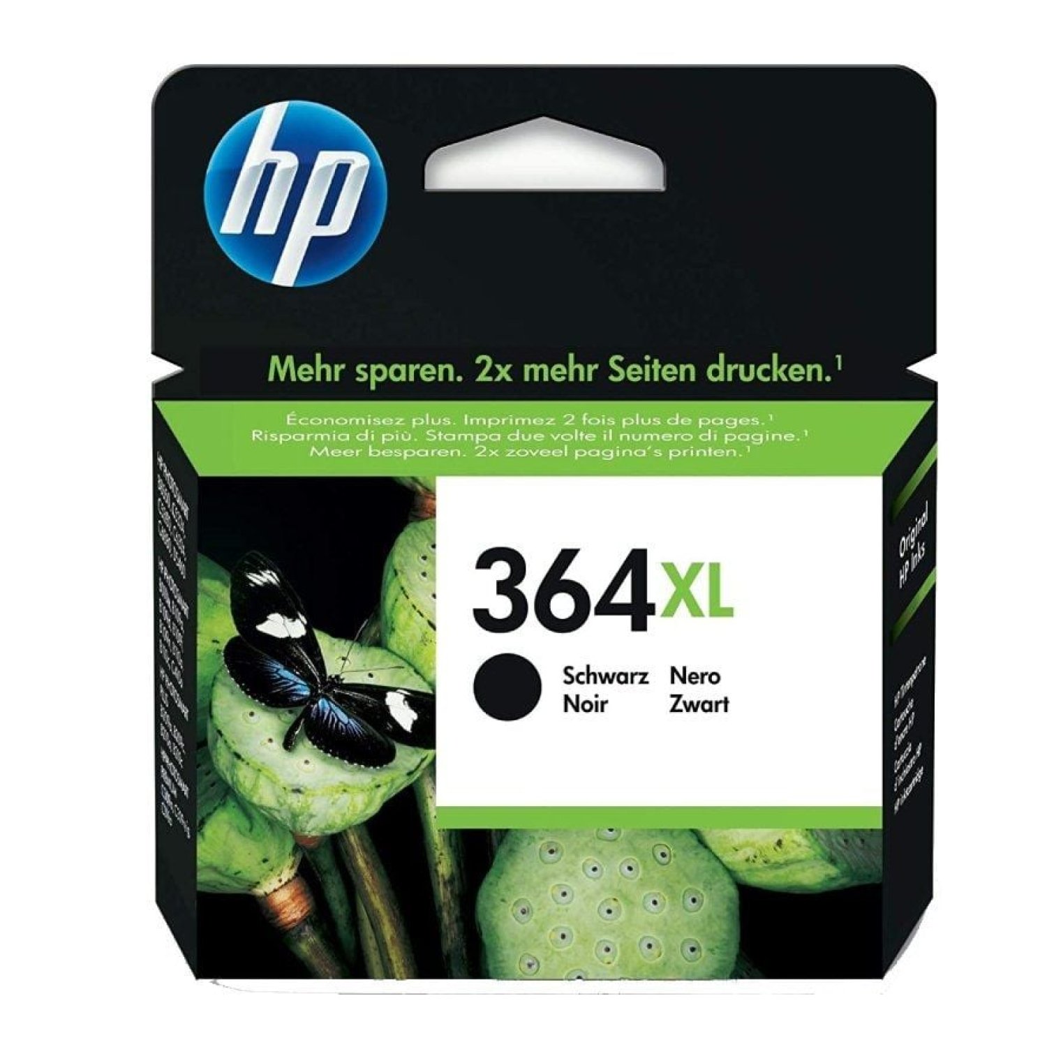 HP Cartucho Tinta nº364 XL · Alta Capacidad · Negro