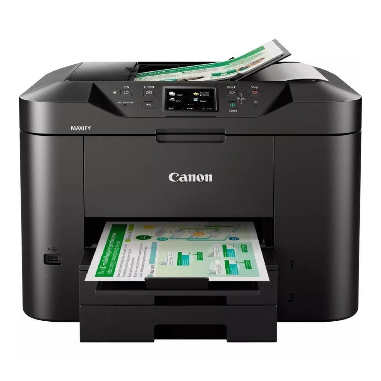 Canon MAXIFY MB2750 · Multifunción · WiFi · Fax · Dúplex · Negra