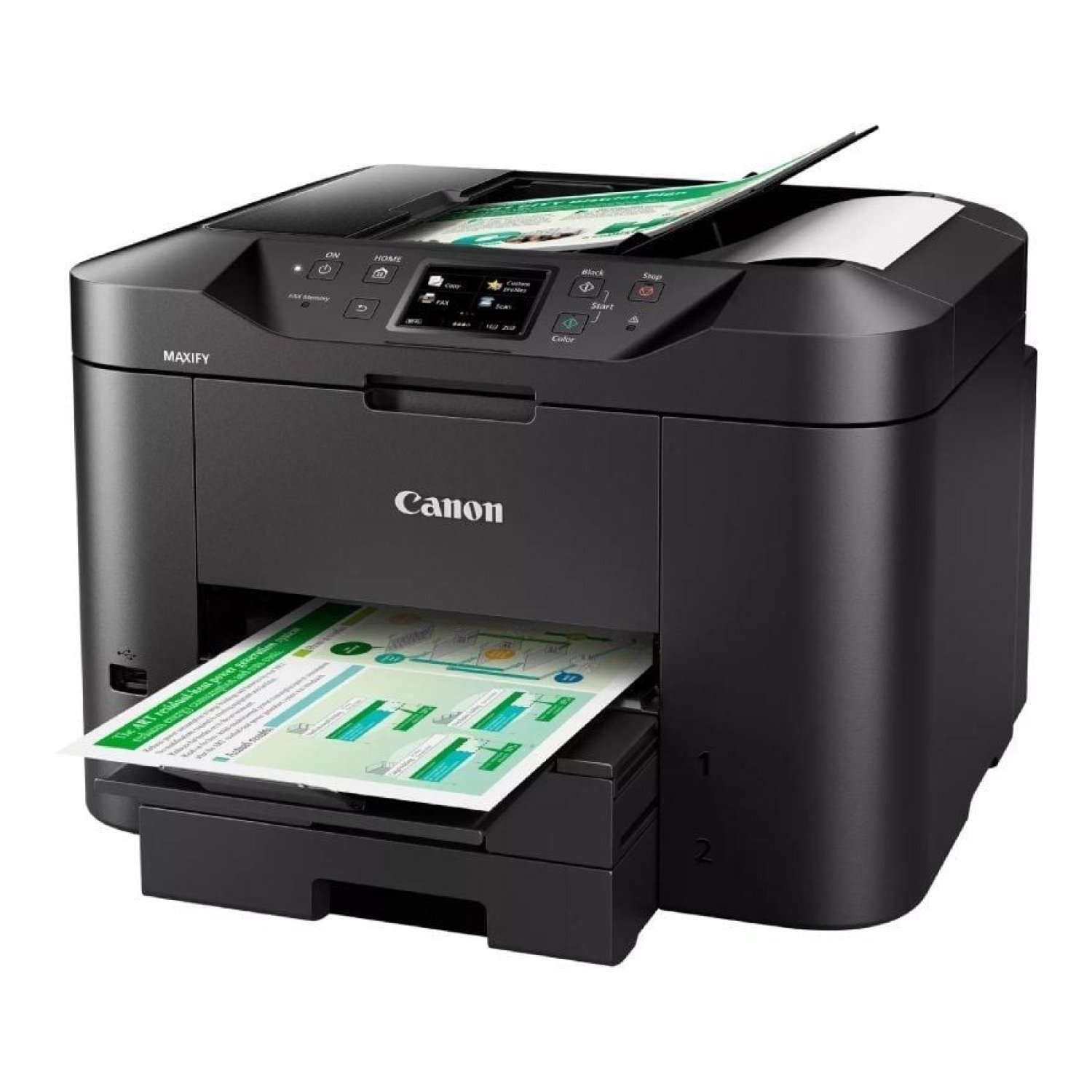 Canon MAXIFY MB2750 · Multifunción · WiFi · Fax · Dúplex · Negra