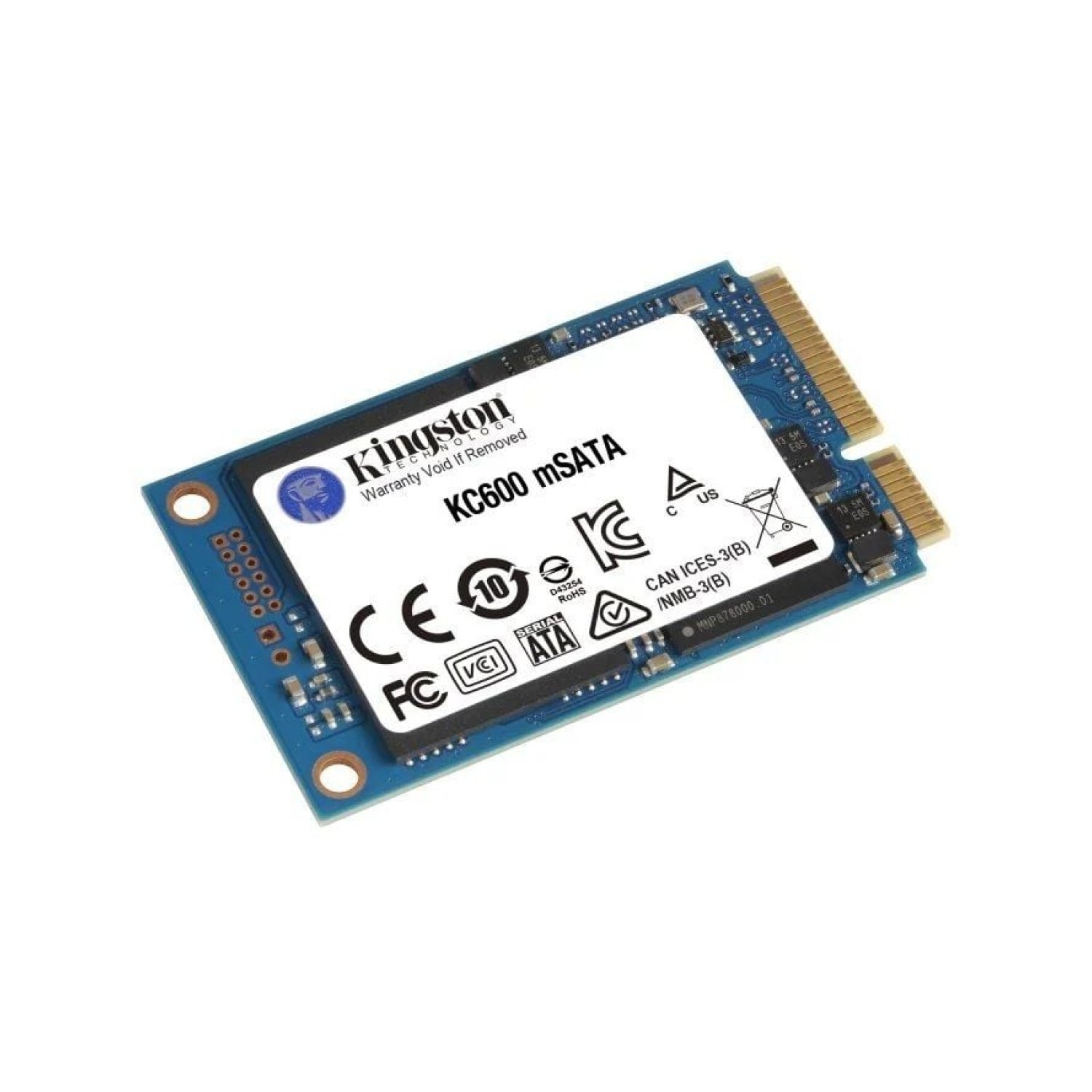 Kingston KC600 · 256GB · mSATA · SSD