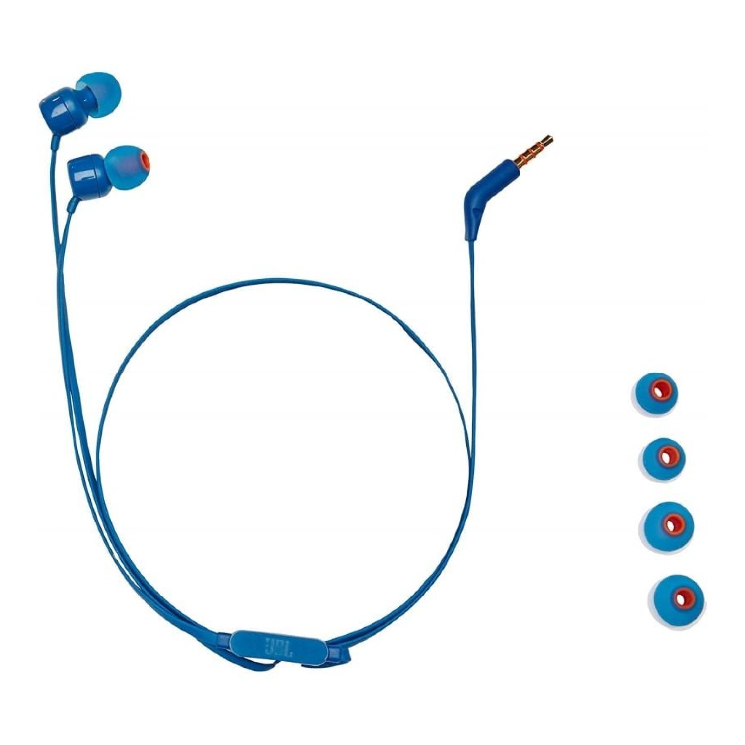 JBL Tune 110 · Auriculares Intrauditivos · Micrófono · Jack 3,5mm · Azules