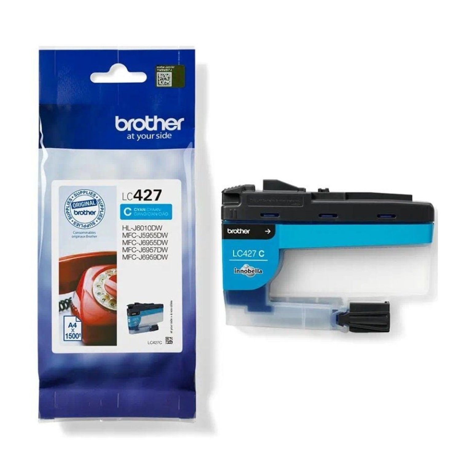 Brother LC-427 · Cartucho Tinta Original · Cian