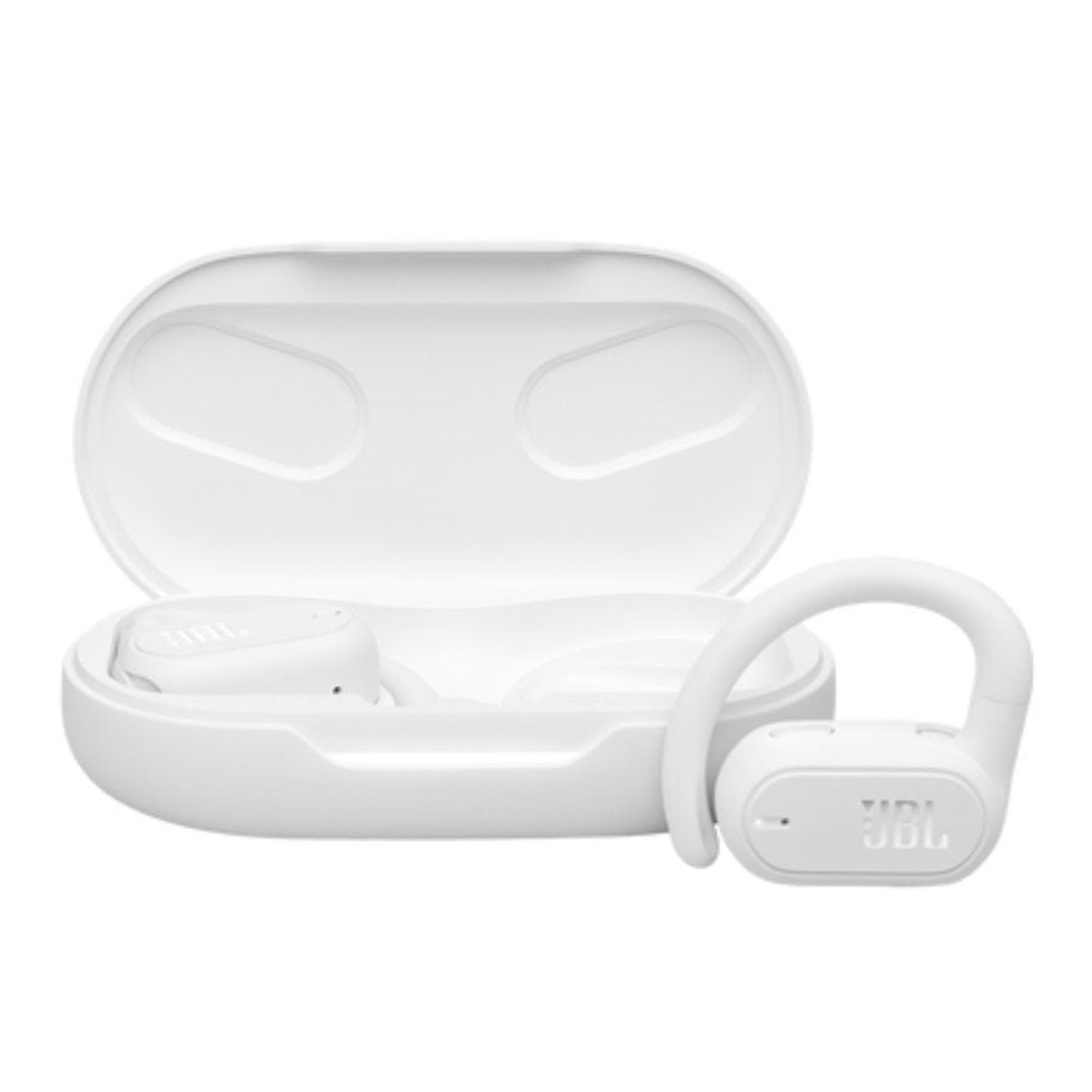 JBL Soundgear Sense · Auriculares Bluetooth · 8h Autonomía · Blancos con Estuche