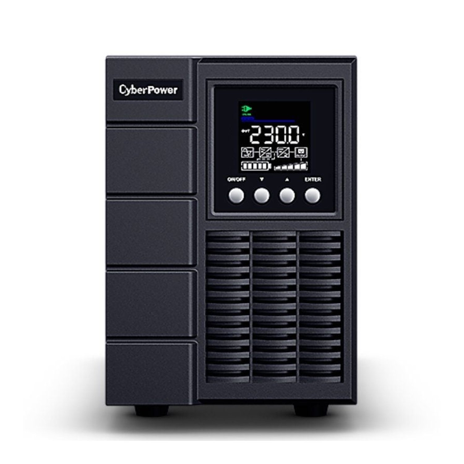 Cyberpower OLS1500EA · SAI Online · 1500VA/1350W · 4 Salidas · Torre