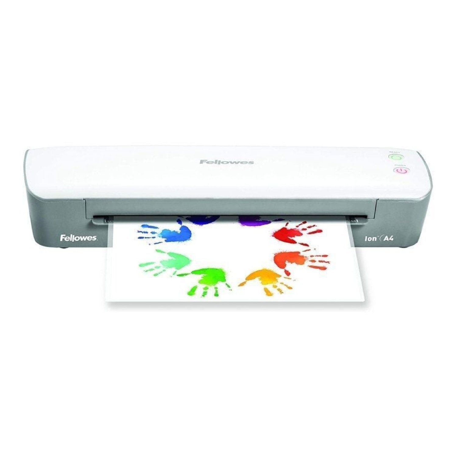 Fellowes Ion A4 · Plastificadora · Hasta 80-125 Micras · Blanca y Gris