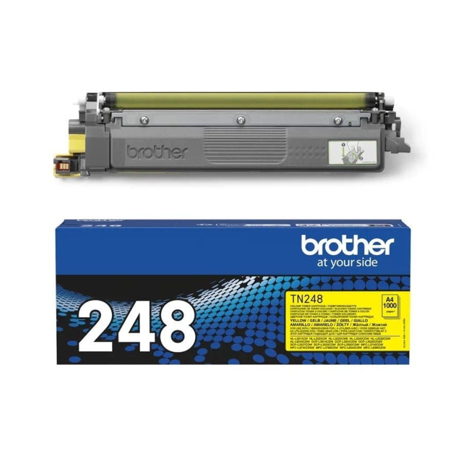 Brother TN248Y · Tóner Original · Amarillo