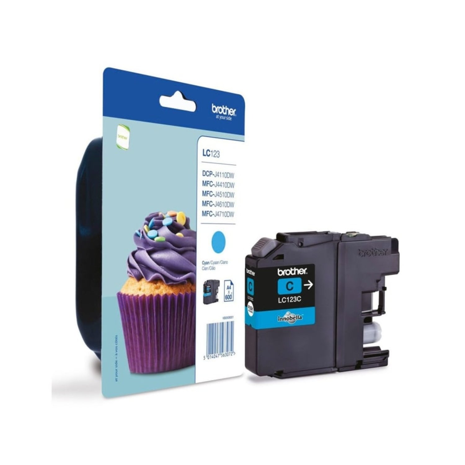 Brother LC-123C · Cartucho Tinta Original · Cian