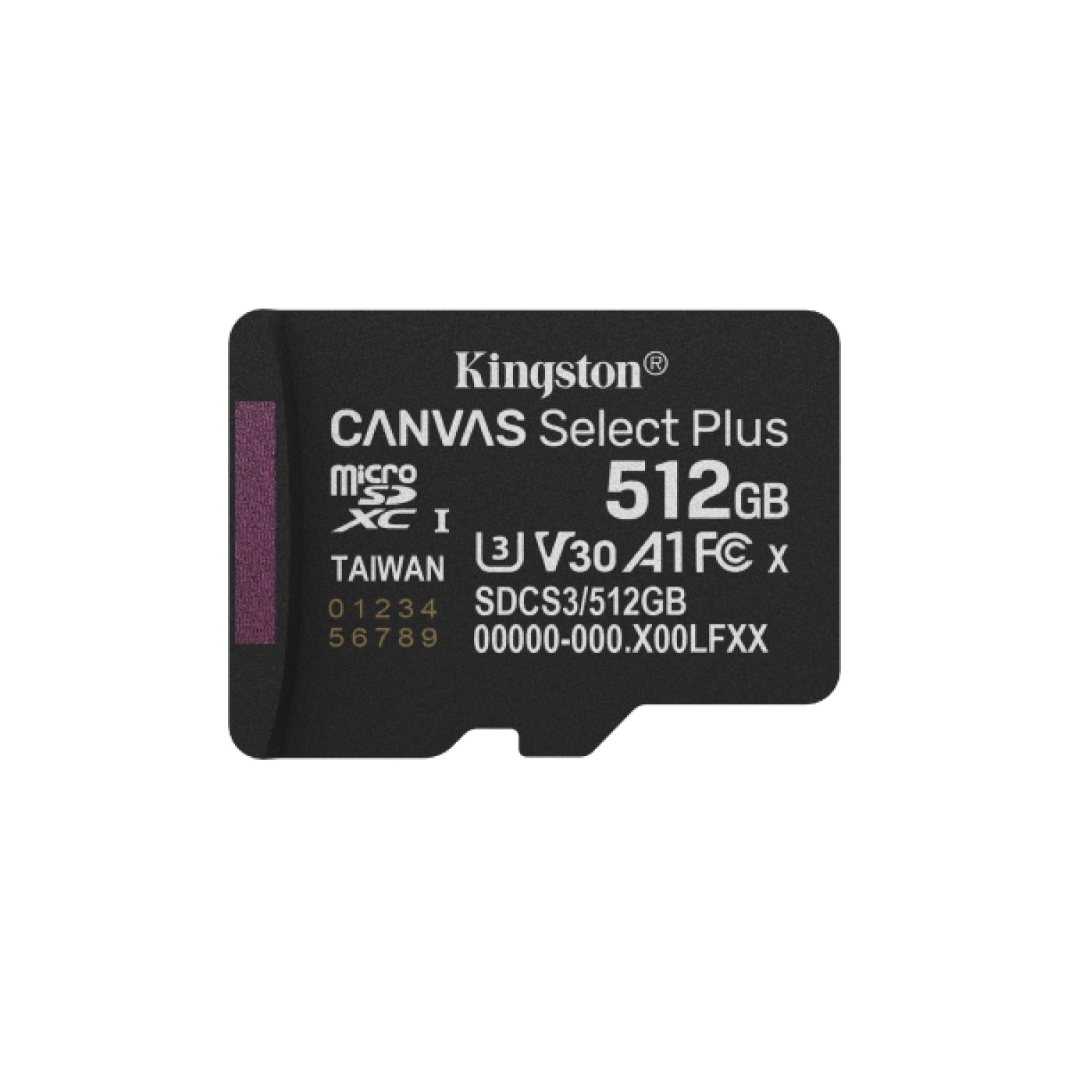 Kingston Canvas Select Plus · microSD XC 512GB · Clase 10 · 150MB/s